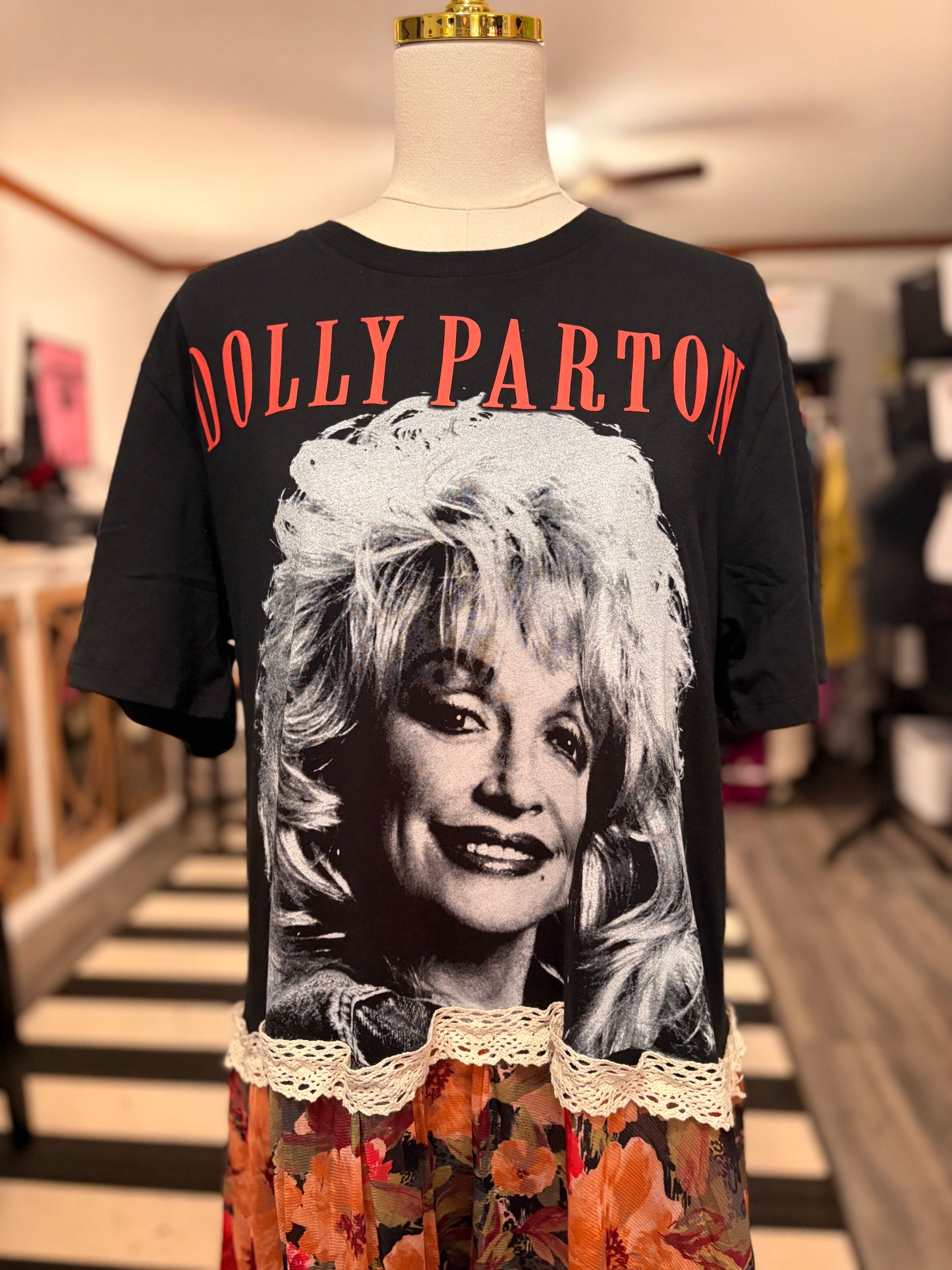 Hello Dolly Upcycled Rockstar Fairytale Dress One Size Fits an XS to Large Oversized! MAXI Length