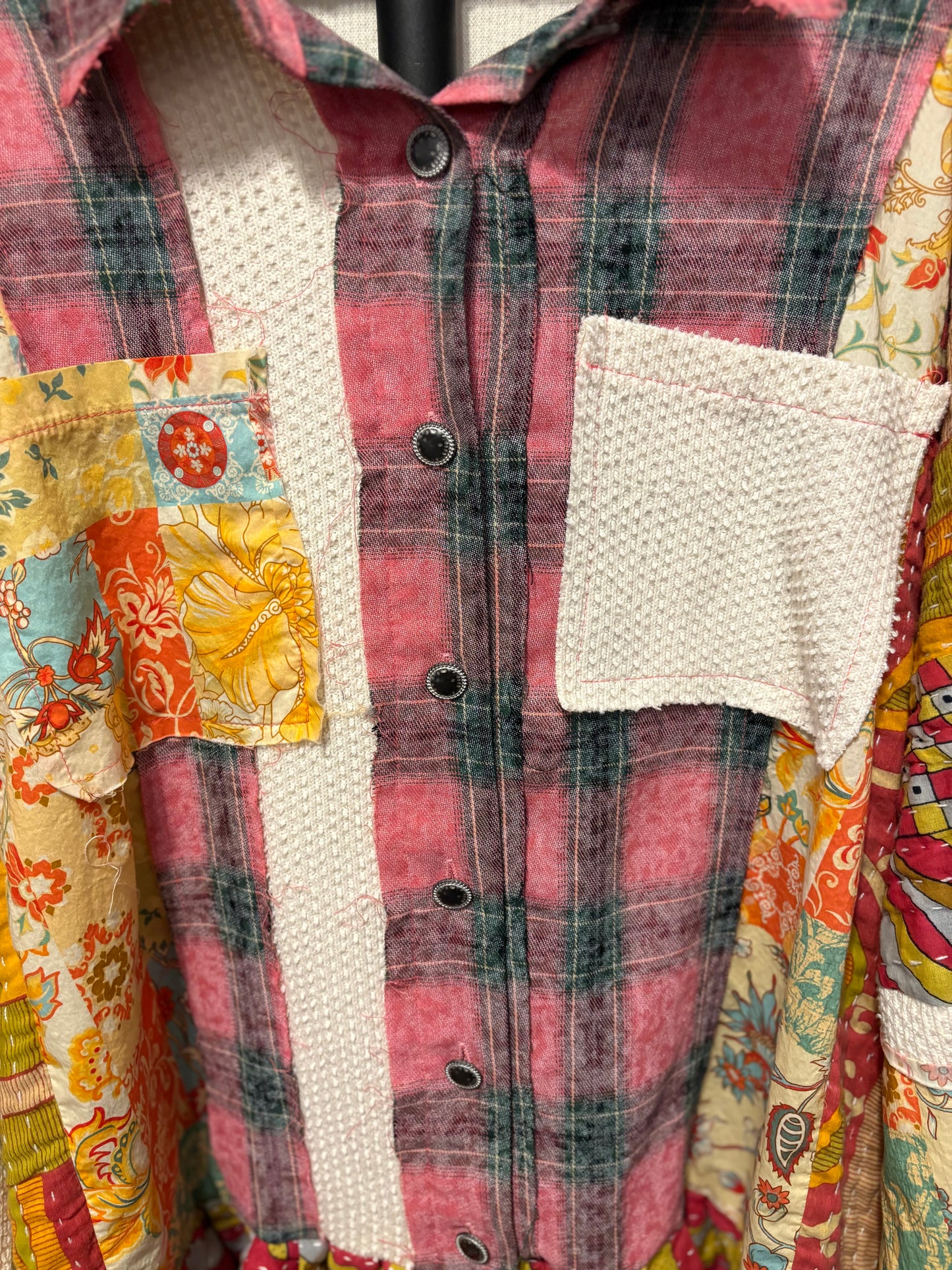 Abby Upcycled Vintage Kantha Dress/Long Shirt One Size Fits Most