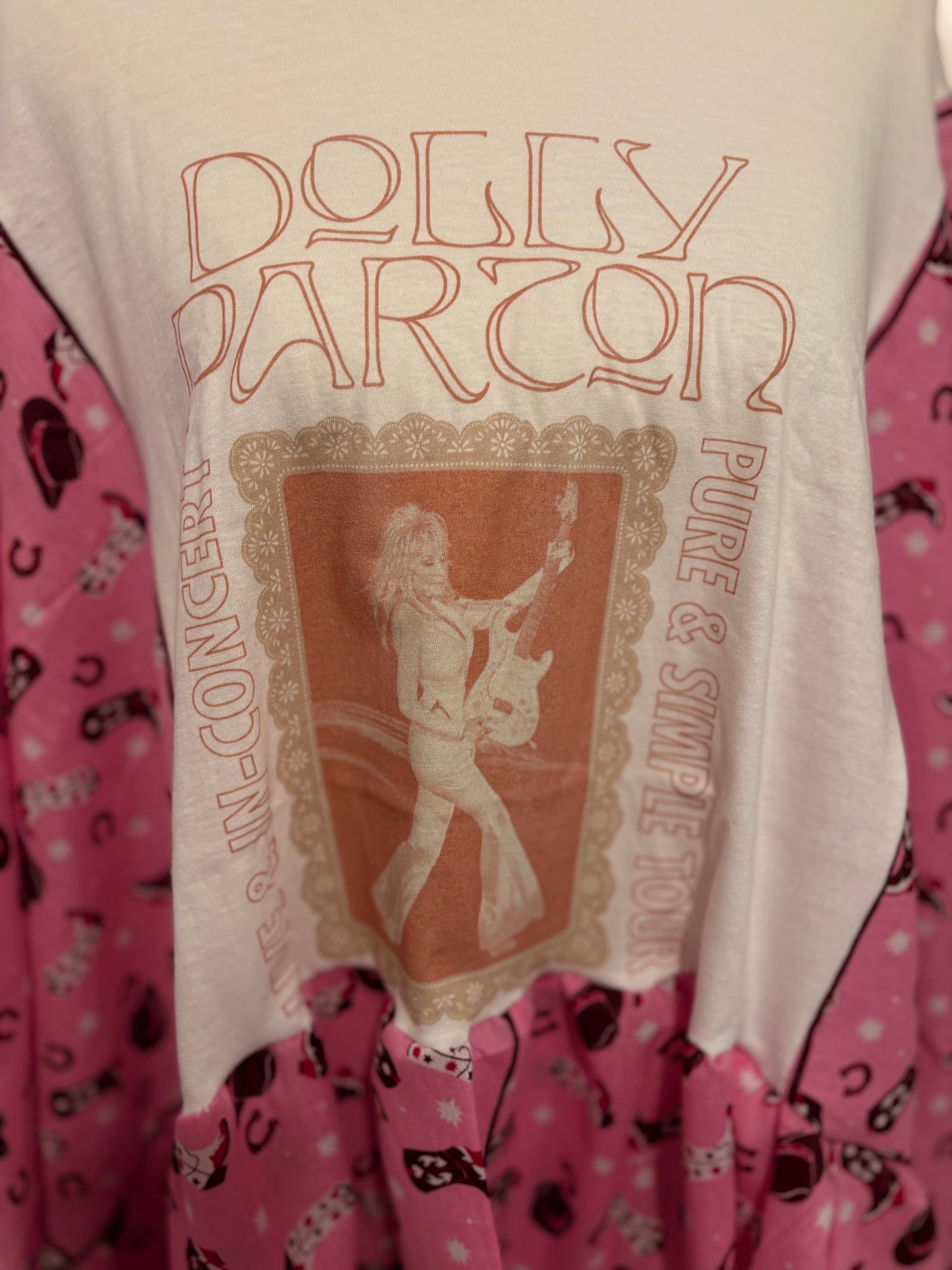 2015 Nashville Dolly Bandana Ruffled Poncho One Size Fits a Small to 3X