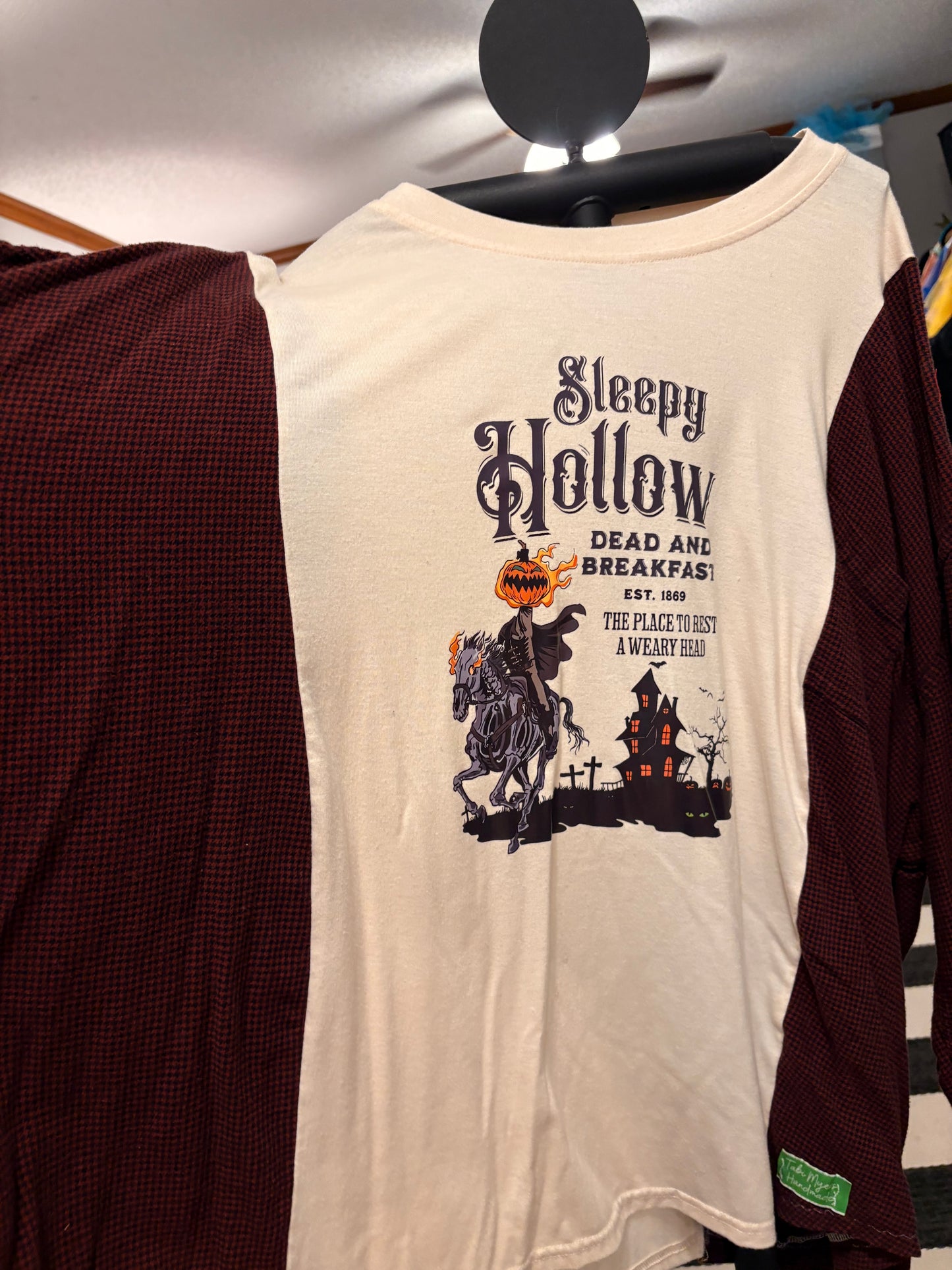 Sleepy Hollow Drop Sleeve Top One Size Fits a Small to 3X