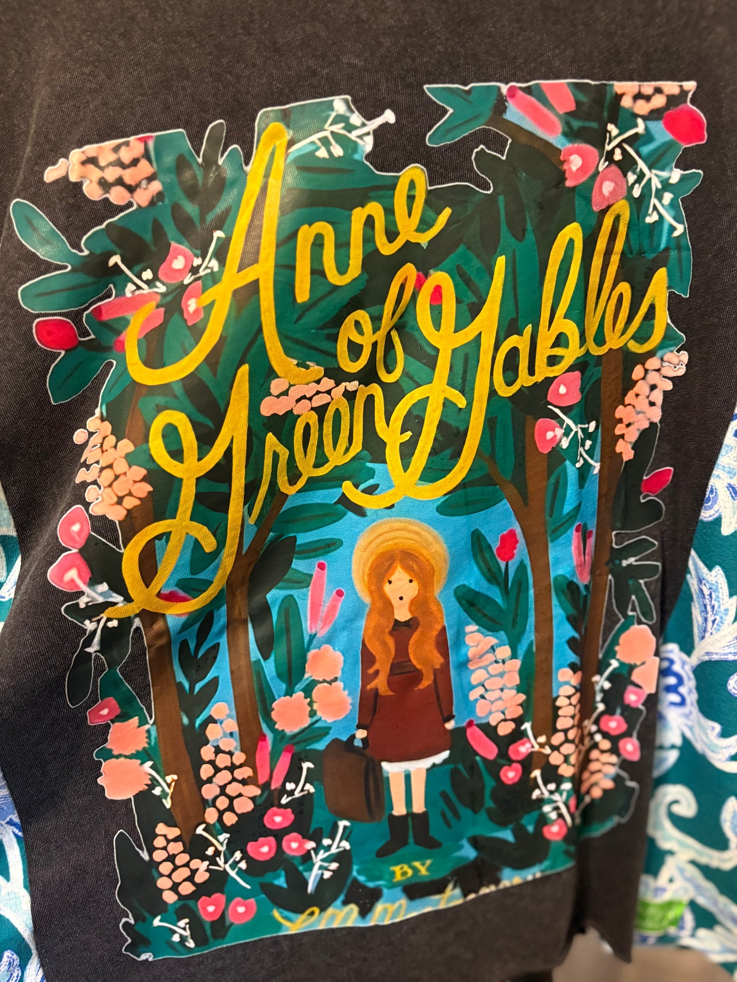 Anne of Green Gables Upcycled Tee One Size Fits a Small to XXL Sizes 2-14