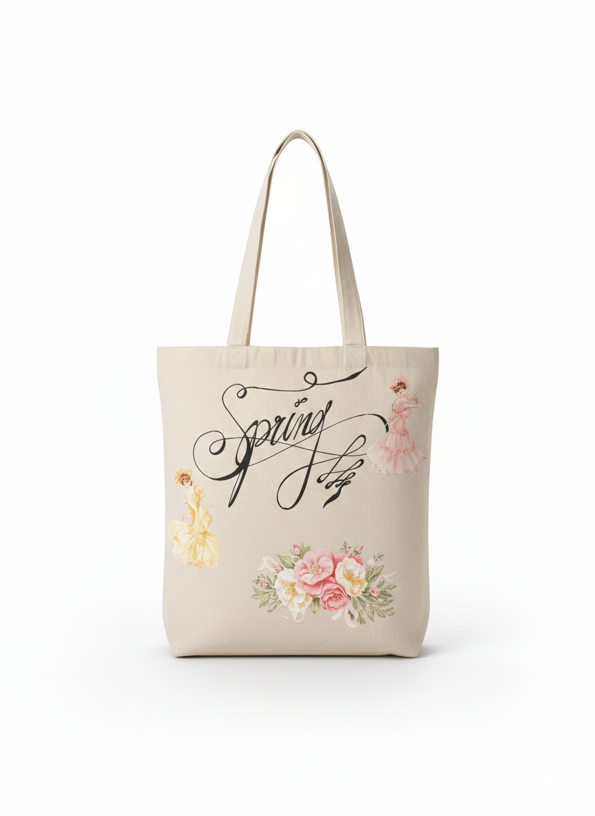 Spring Junk Tote