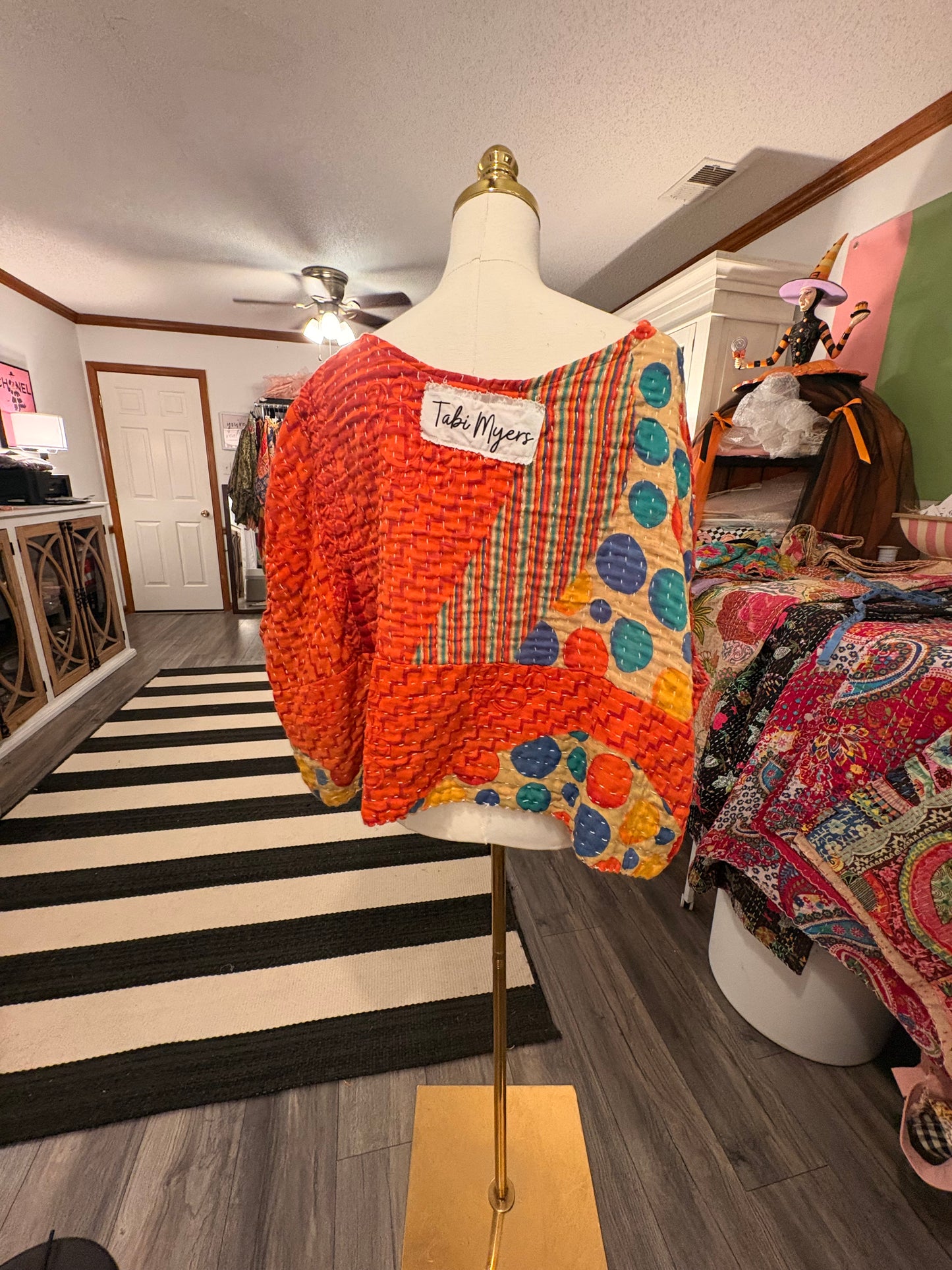 Bubbles Kantha Top One Size Fits a Small to XXL