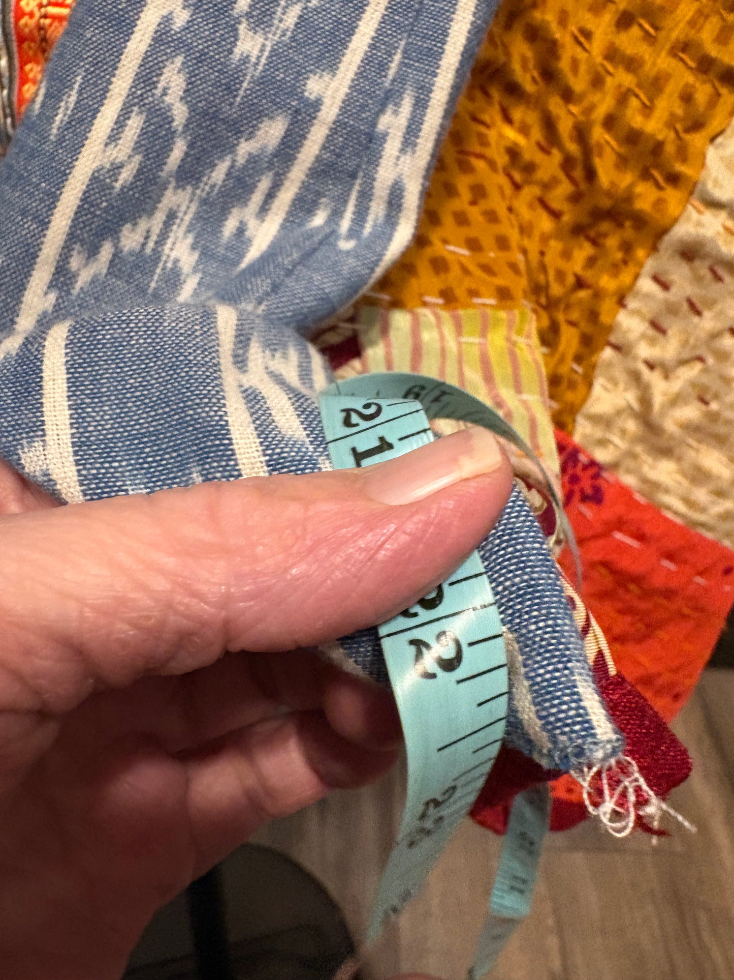 Carolyn Silk Kantha Poncho One Size Fits a Small to XL (petite)