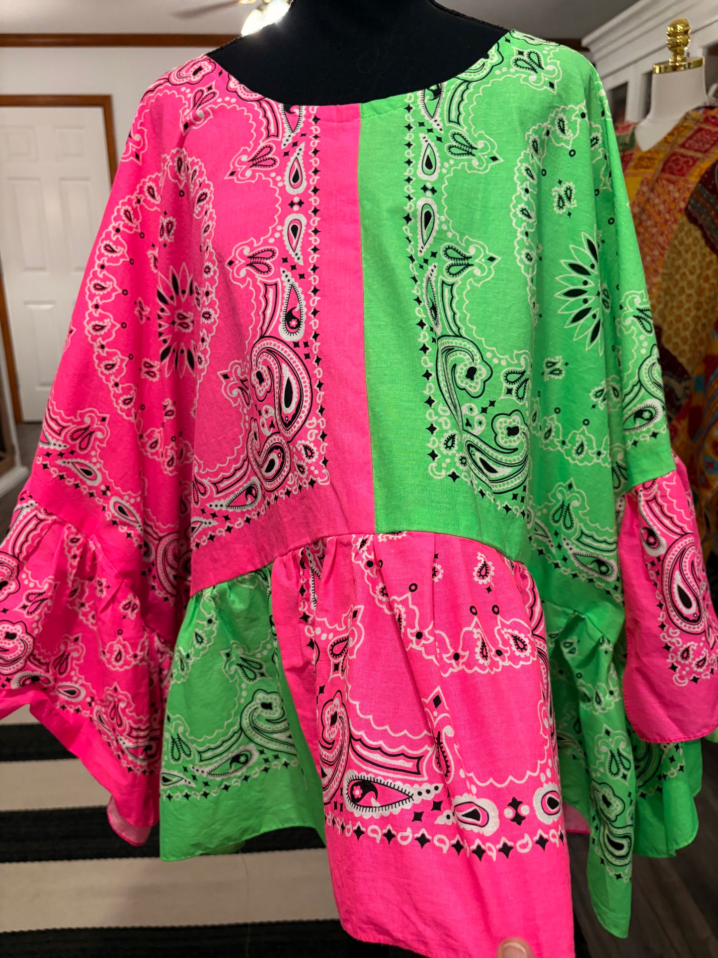 FOR LORI ONLY Bandana Top Fits a Small to 2X
