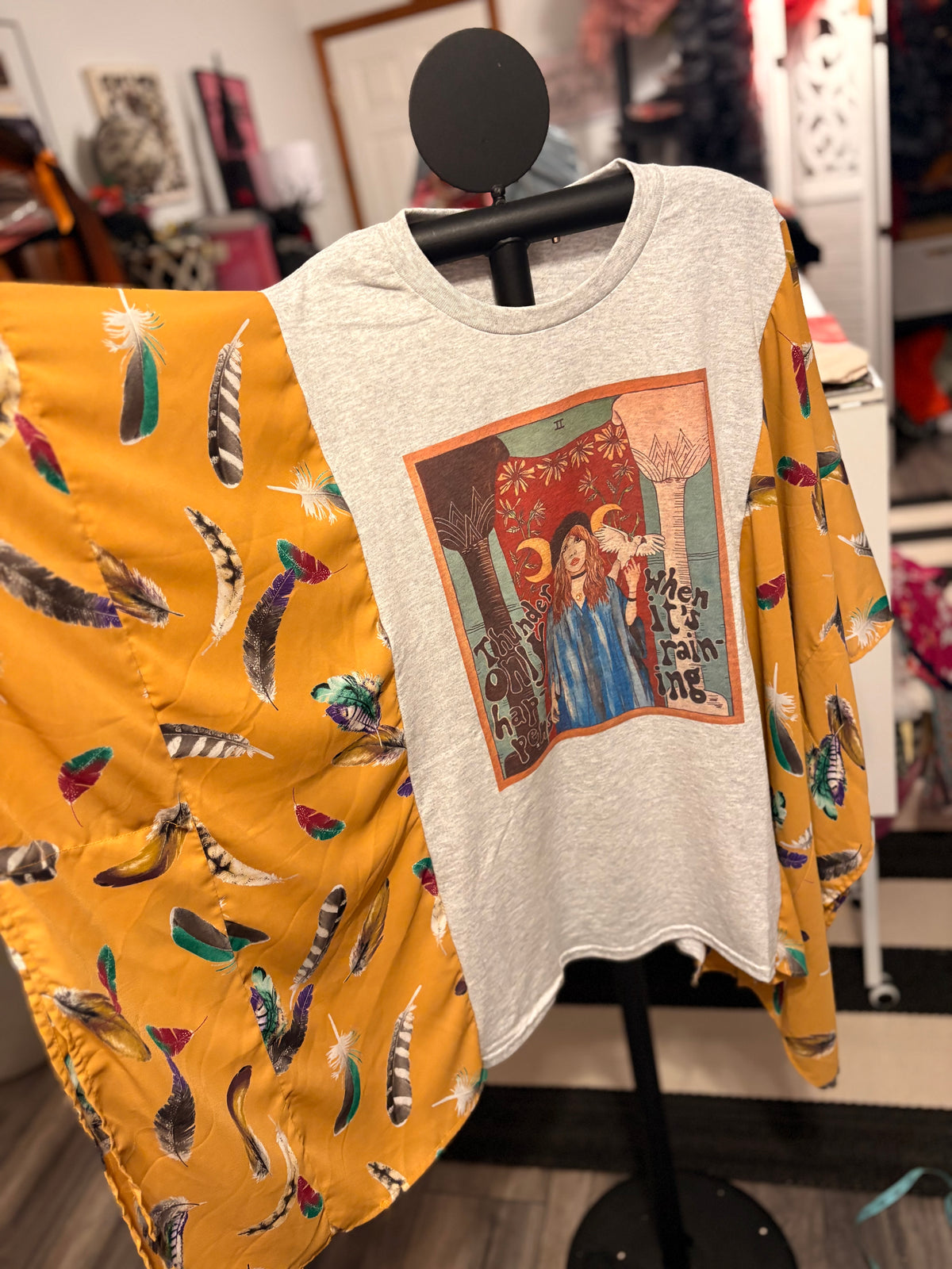 Thunder Upcycled Perfect Tee One Size Fits a Small to 3X