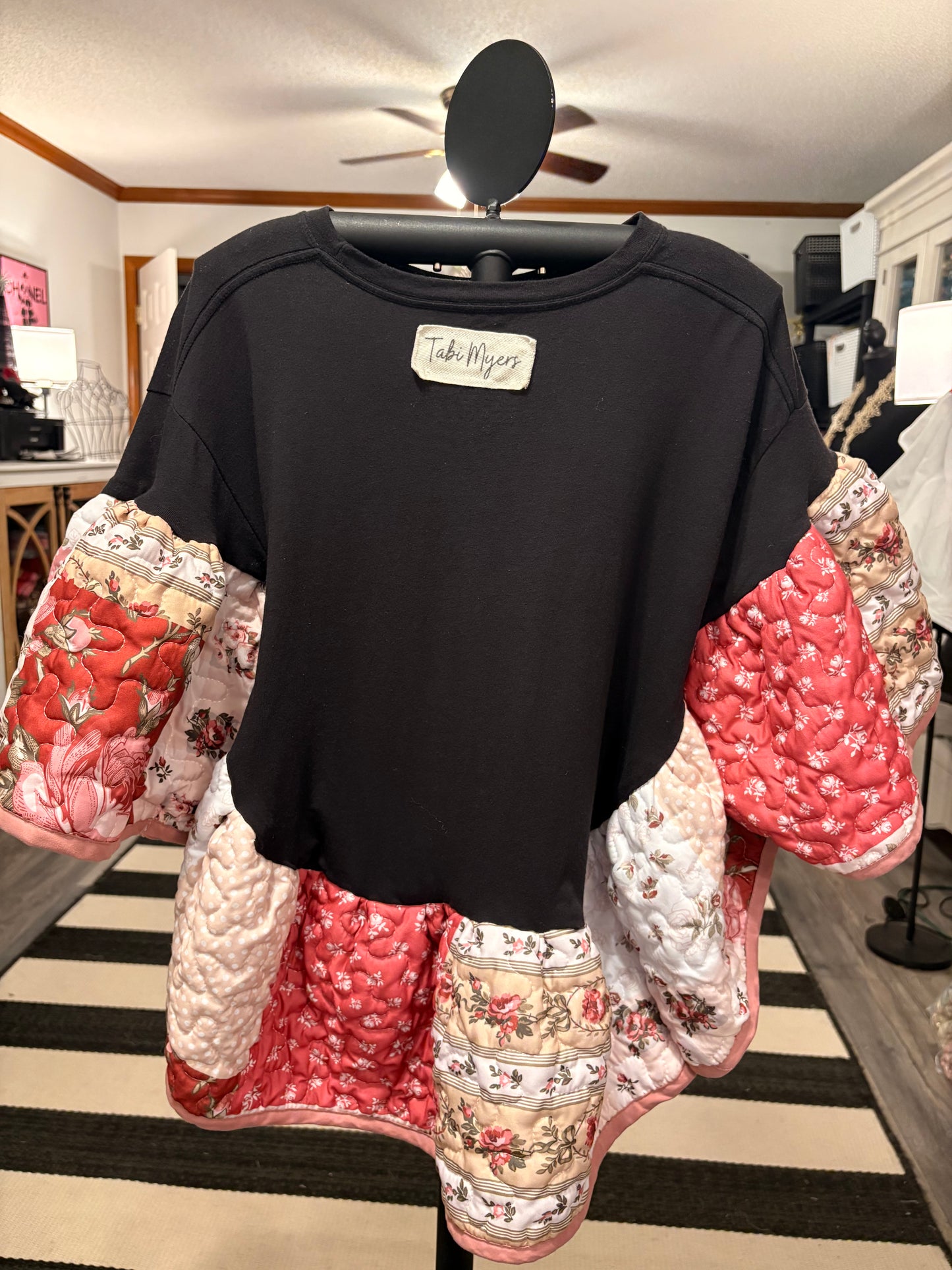 Stones Quilted Rock Angel Poncho One Size Fits a Small to XL OVERSIZED