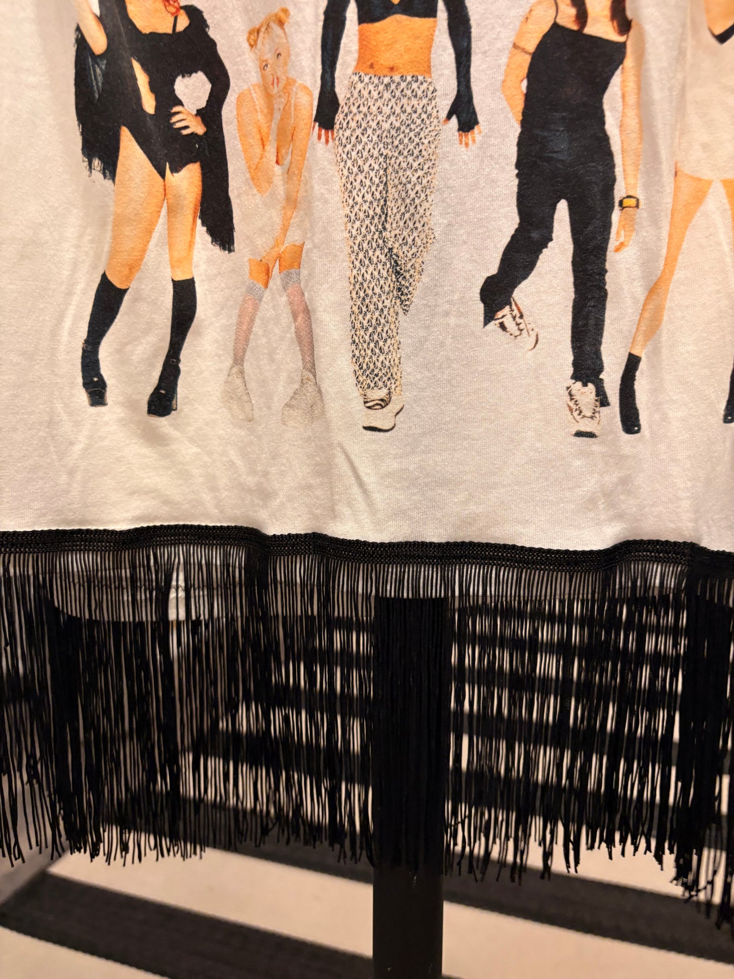 Spicey Fringe Tee One Size Fits Small to XL