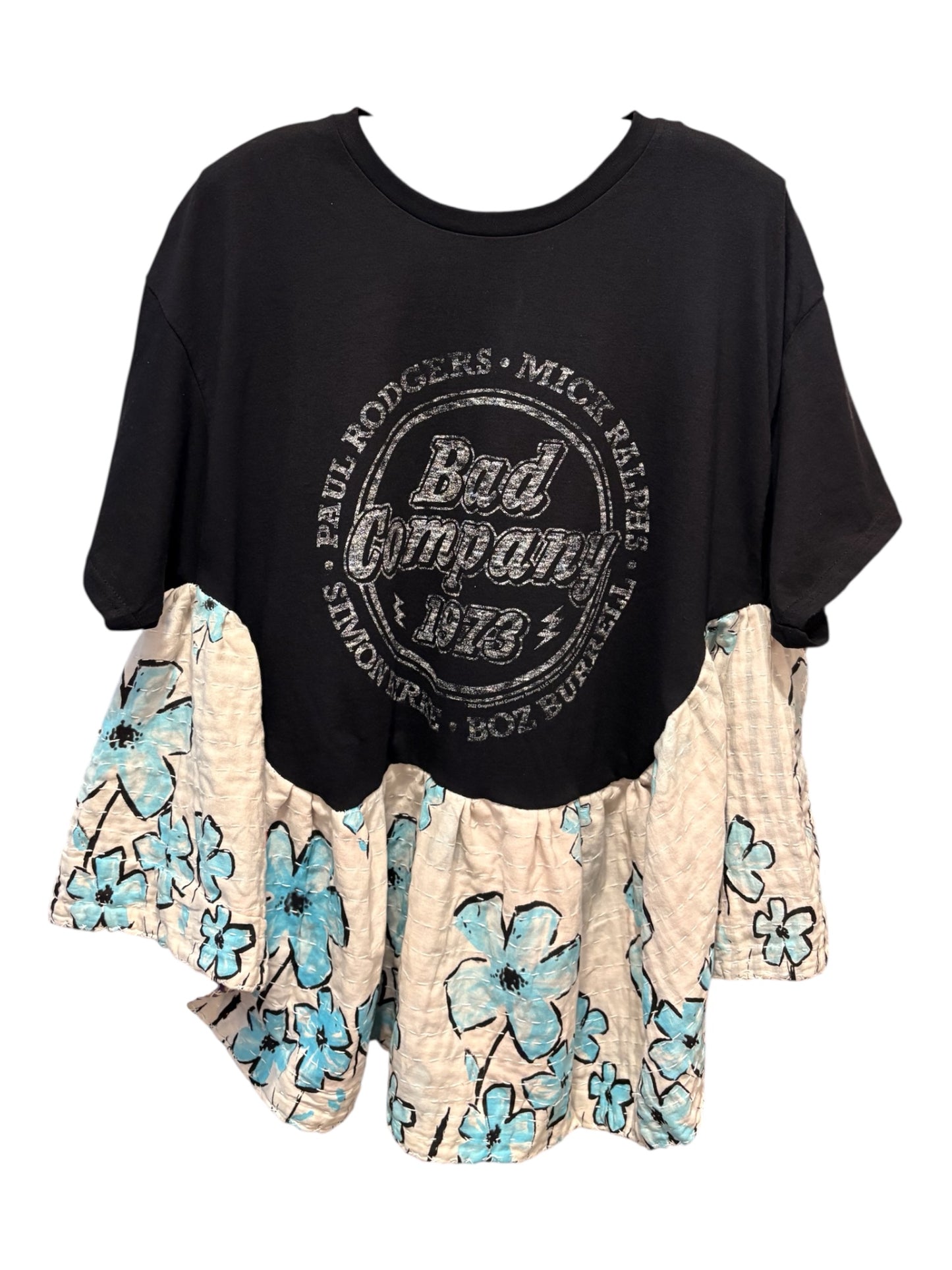 Bad Company Rock Angel Tee One Size Fits a Small to Large Oversized