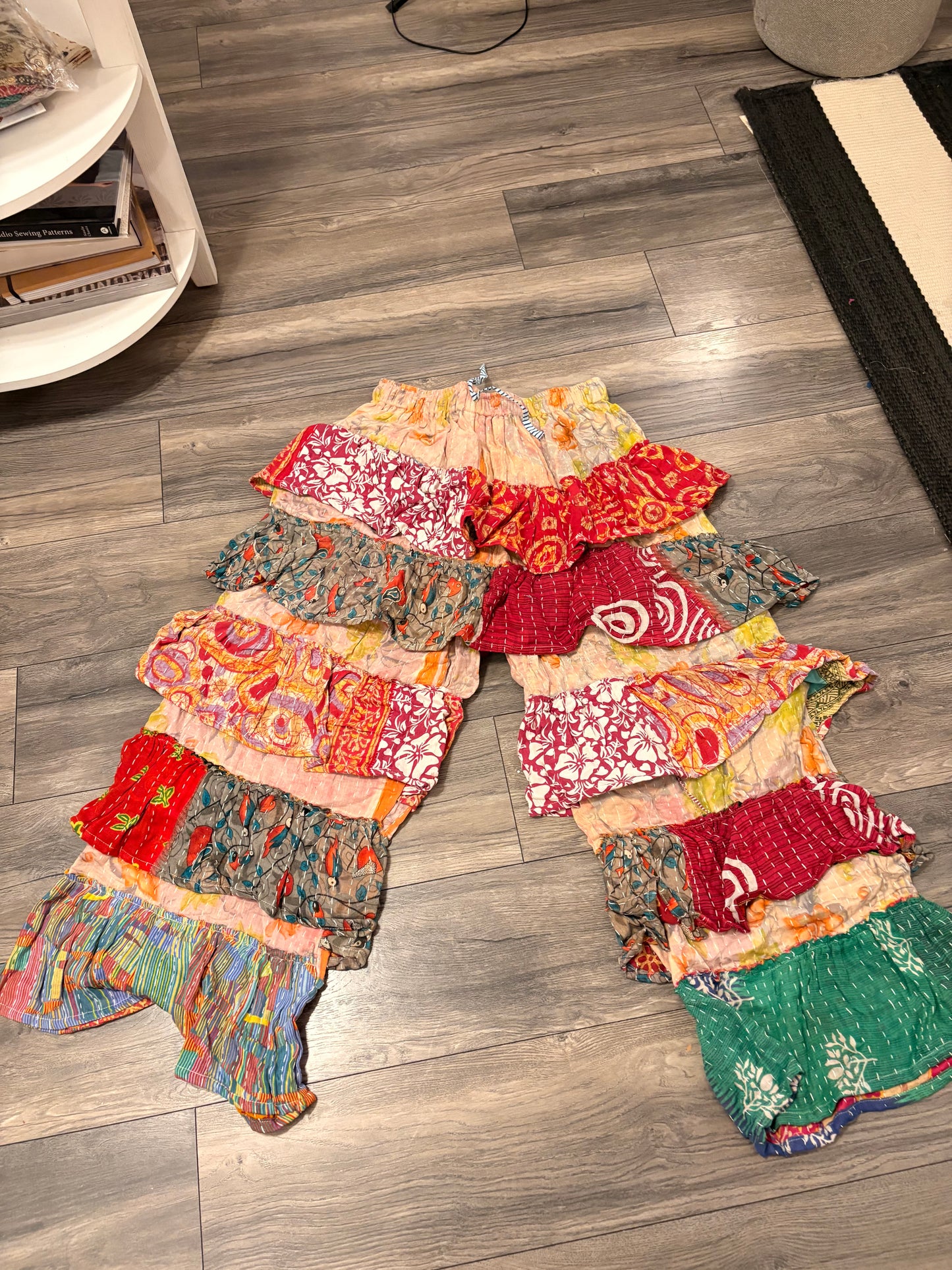 Corrin Tiered Simi Kantha Ruffle Pants One Size Fits 2-16