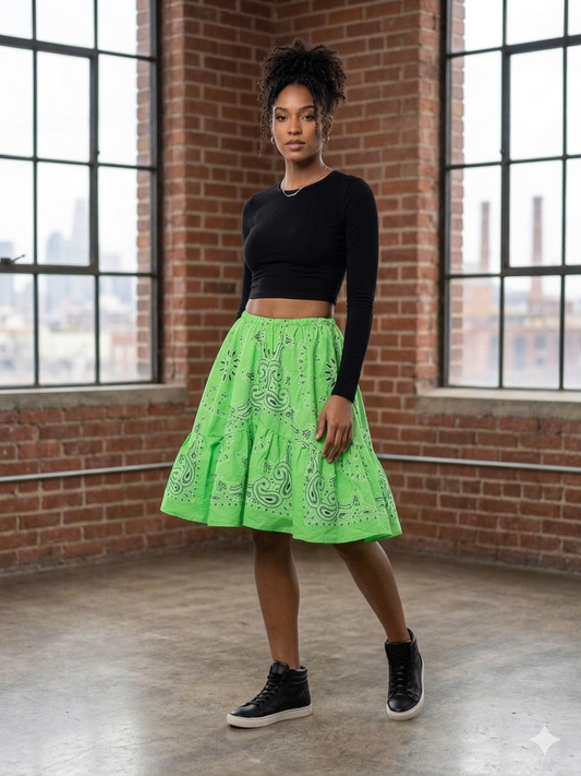 Penelope Bandana Skirt Fits a Small to 3X