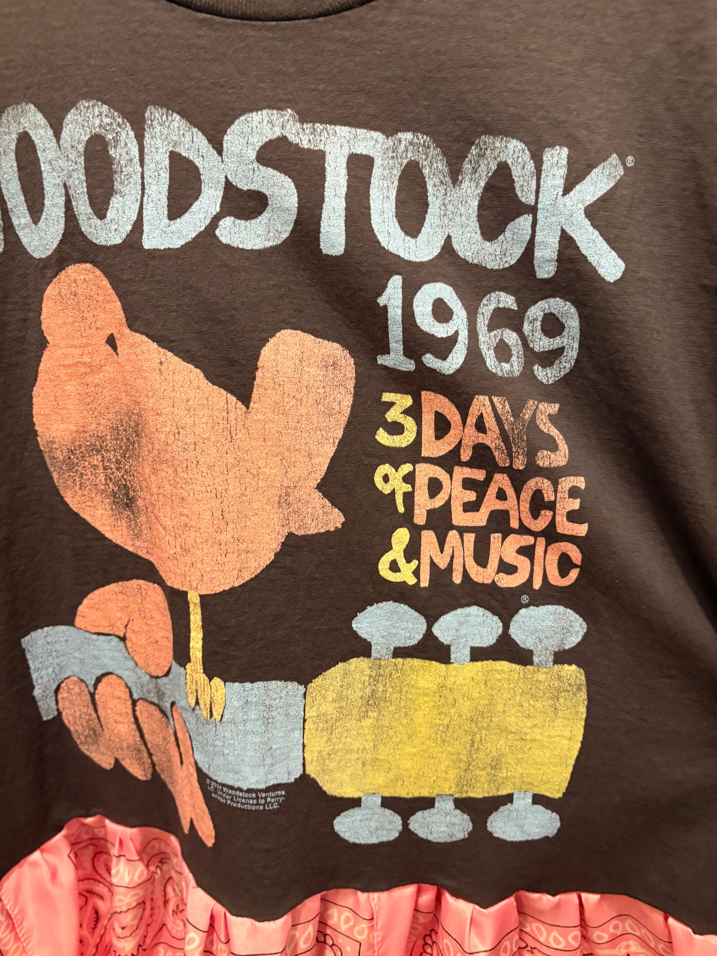 Woodstock Peekaboo Bandana Dress One size fits a Large to 3X