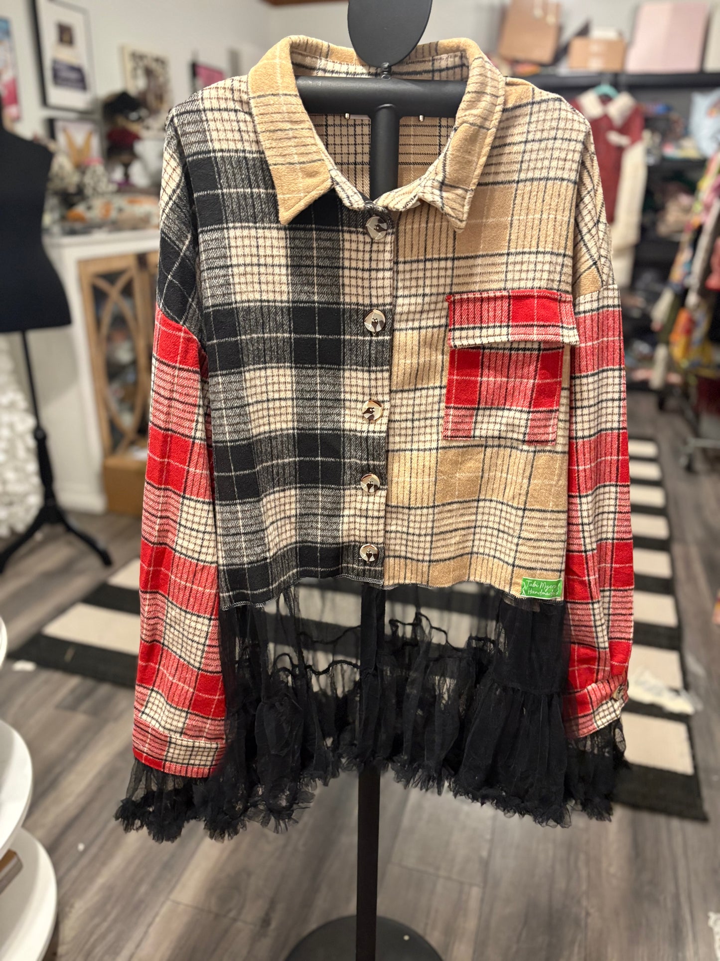 Black Magic Flannel One Size Fits Small to XXL