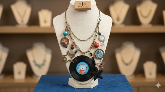 Rocking The Greatest Hits Charm'd Necklace