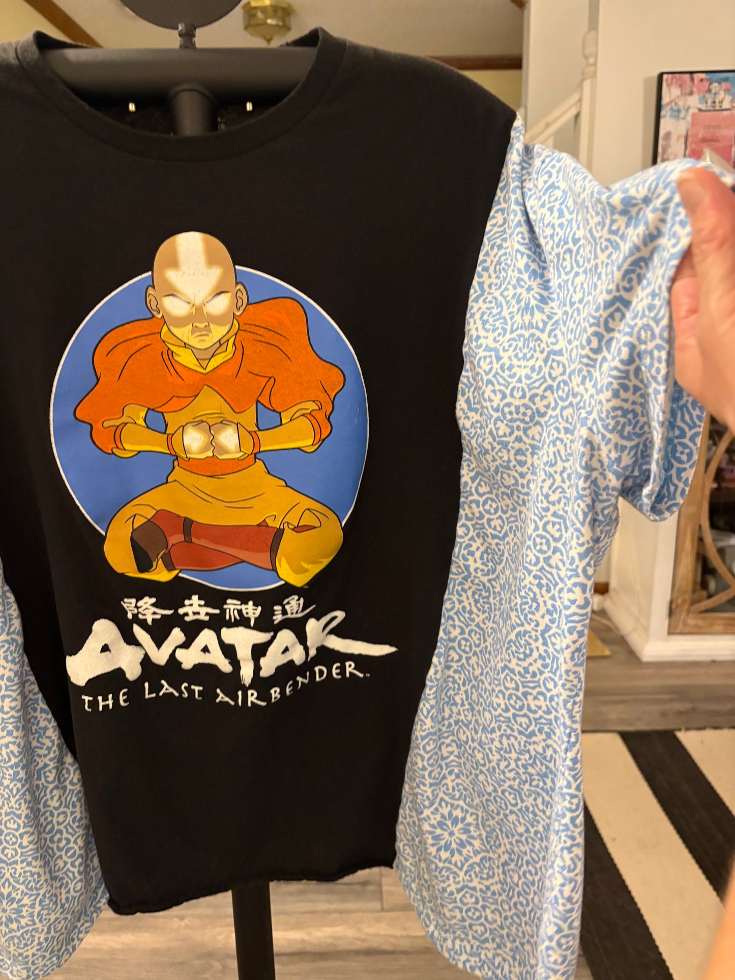 The Avatar Upcycled Drop Sleeve Tee One Size Fits a Small to 2X