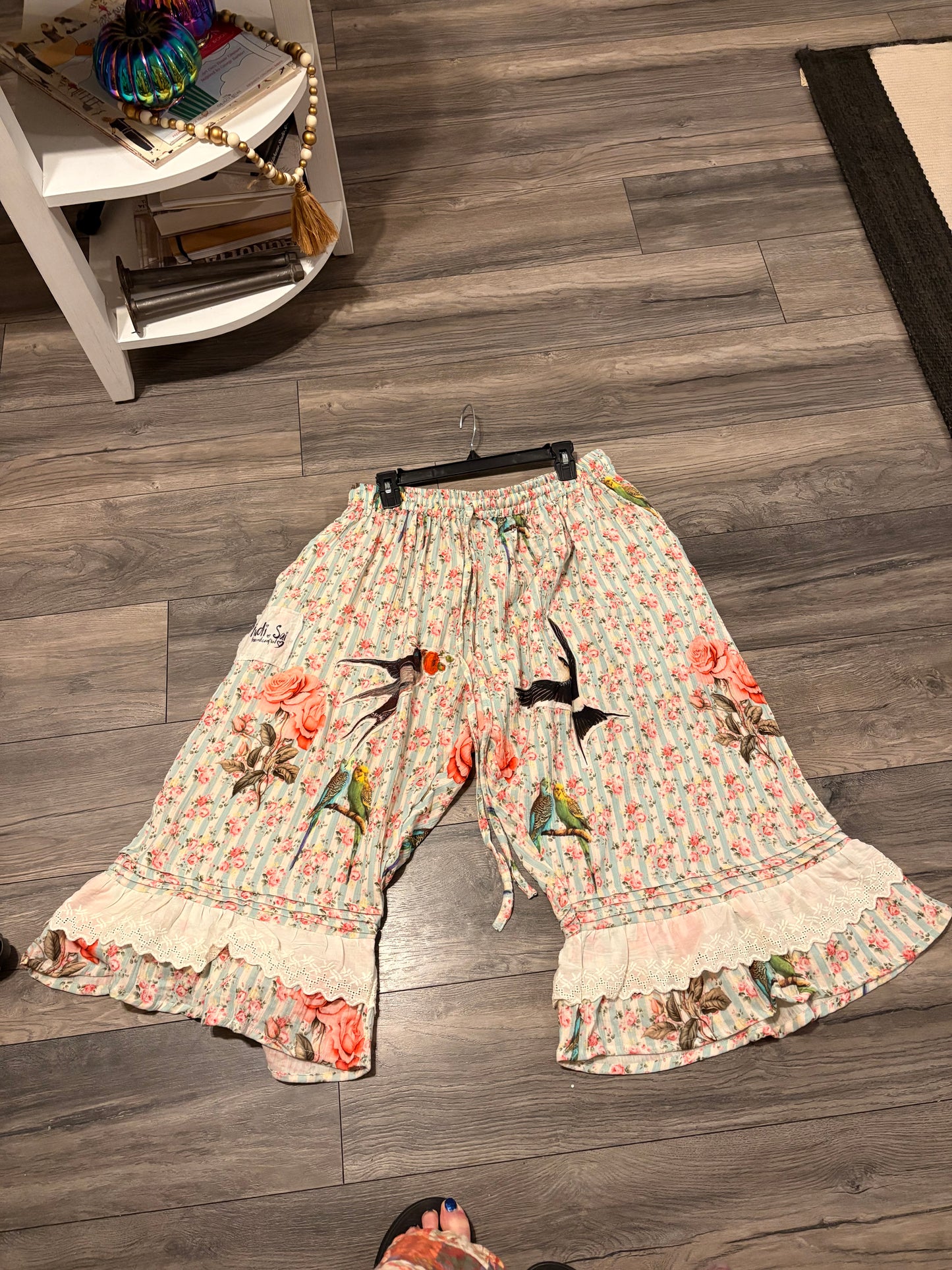 The Carmella Bloomers: Blue / One Size Fits Small to XL 2-14 CROPPED