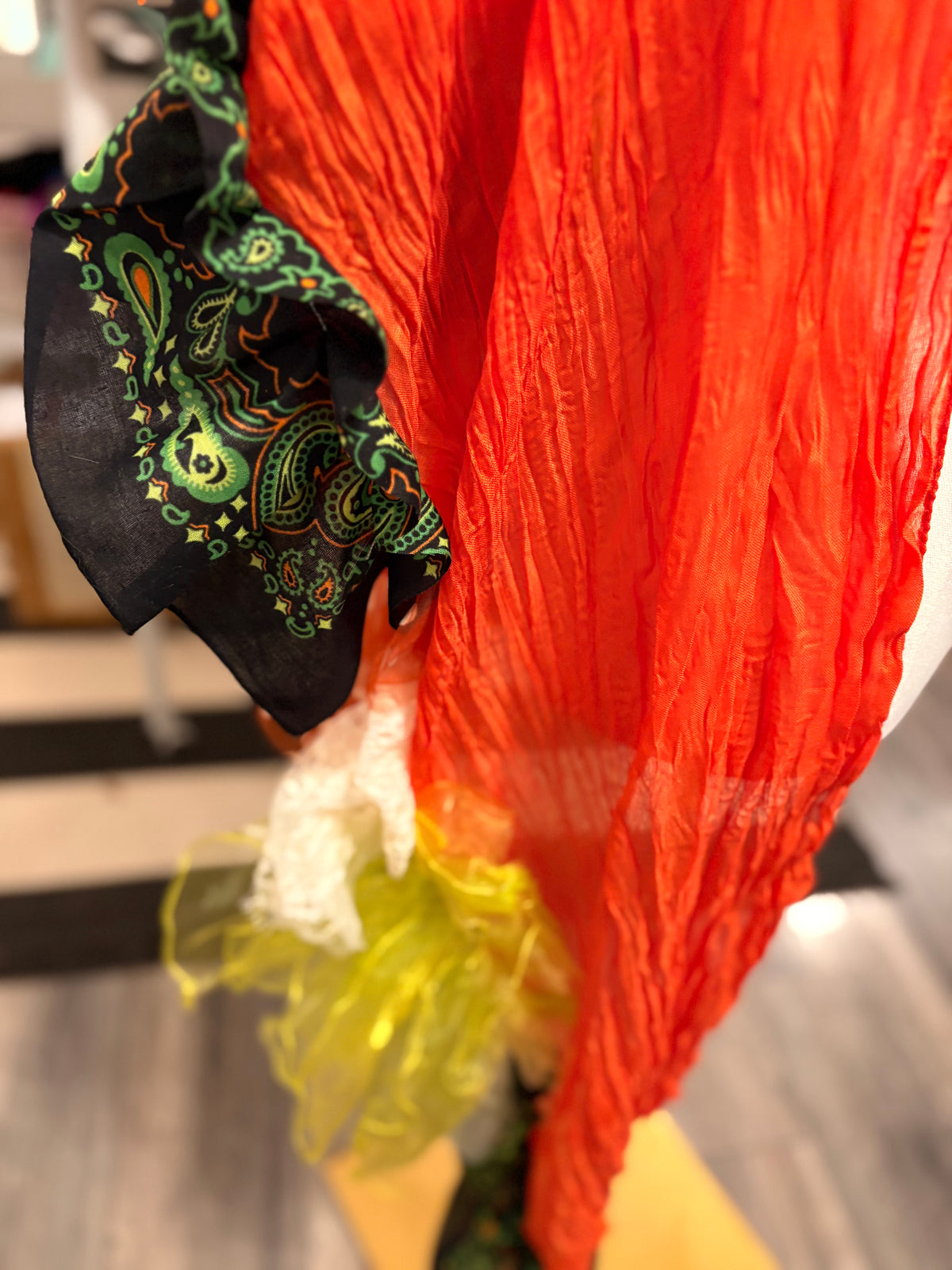 Selena Glam Extra Long Fringe Scarf