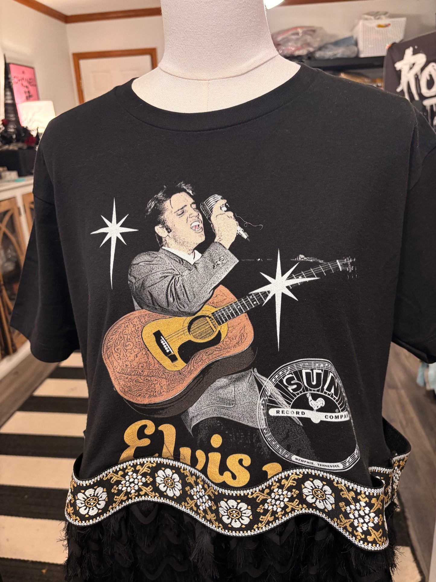 The King of Rock Upcycled Rockstar Fairytale Dress One Size Fits a Small to XLarge Oversized!