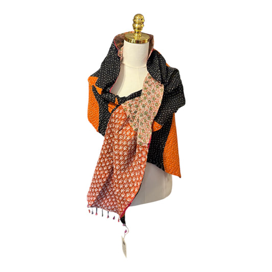 Hailey Cotton Kantha Scarf