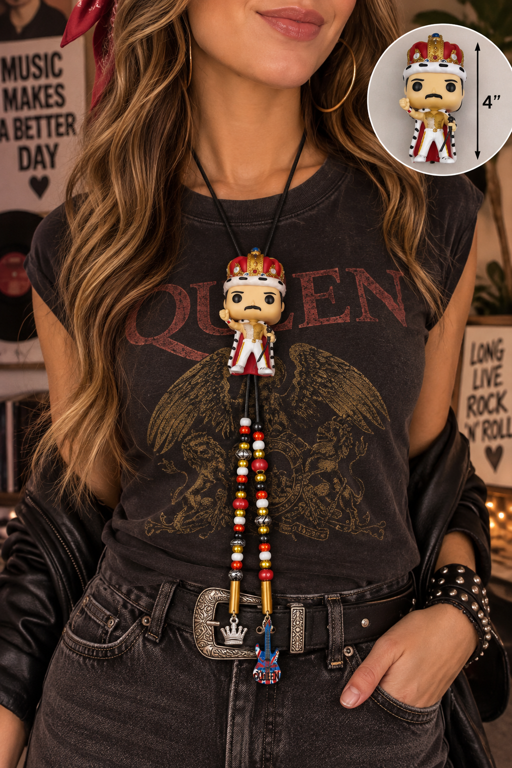 Queen Freddy Handmade Bolo Necklace