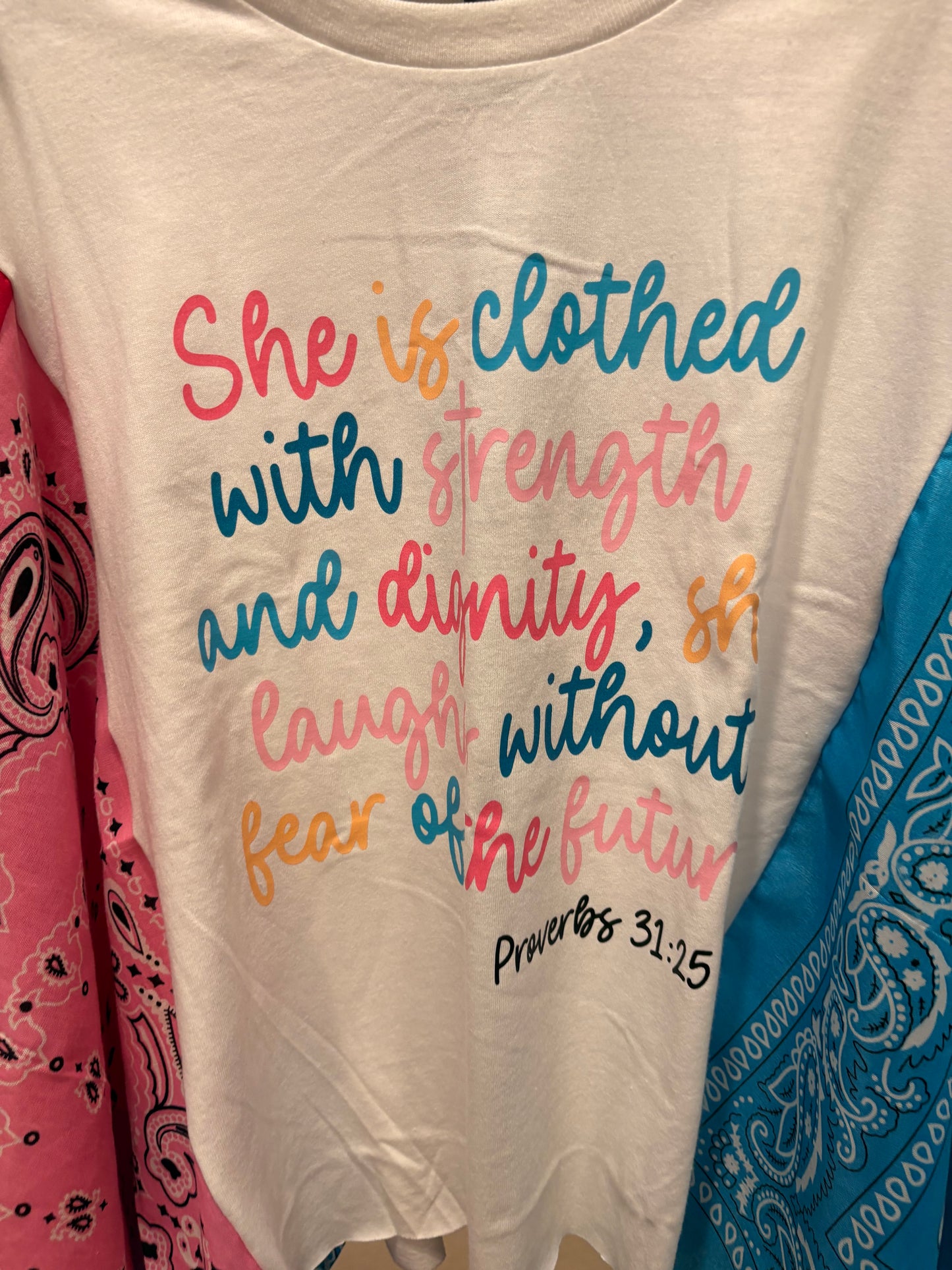 Proverbs 31 Bandana Poncho Tee Fits a Small to XL