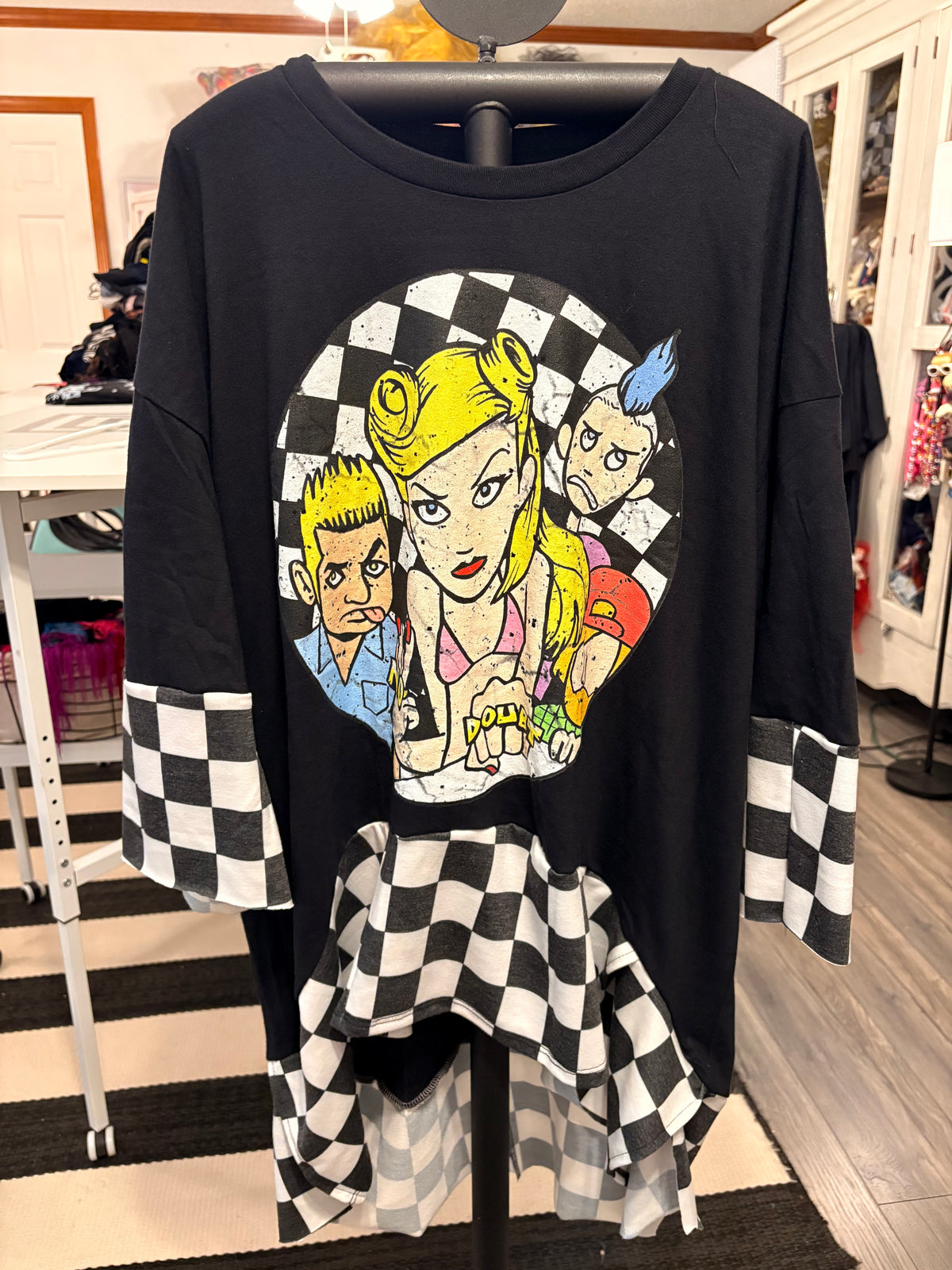 Rock Steady Glam Hi/Lo Tee One Size Fits Small to XL