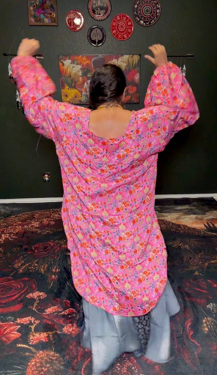 Desert Rain Silk Top 1000-06