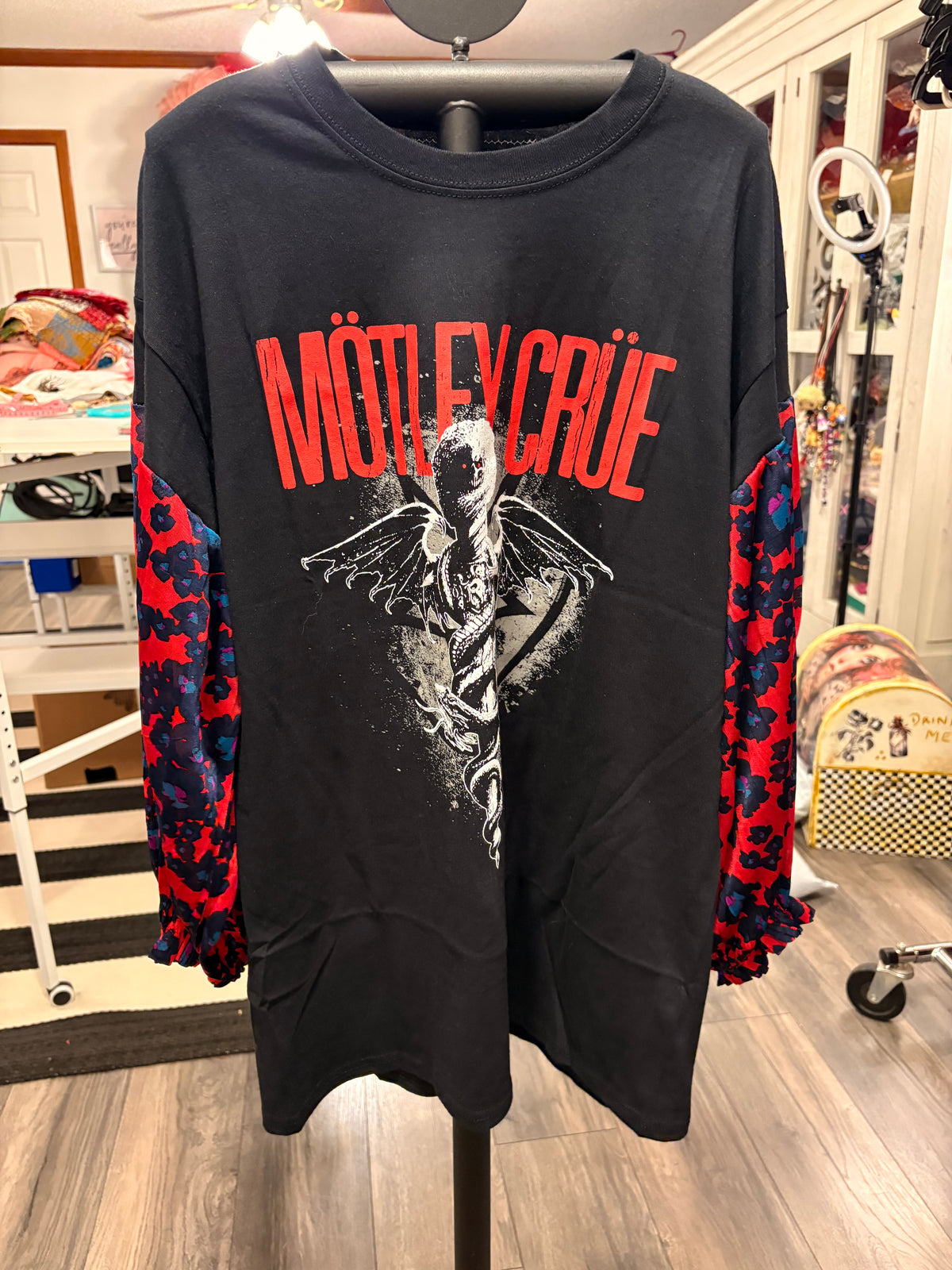 The Crue Upcycled Glam Tee One Size fits a Small to Large