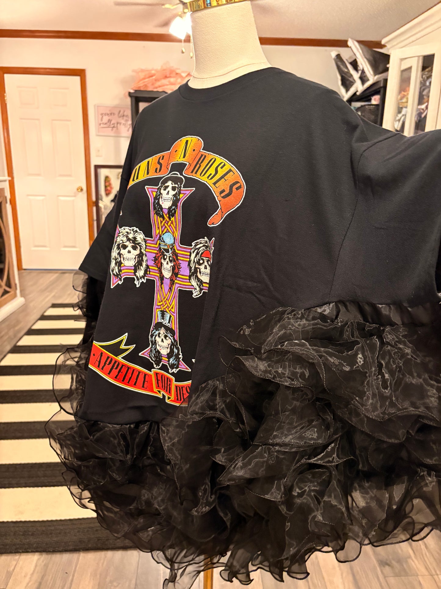 Appetite for Destruction Rock Angel Poncho One Size Fits up to 3X