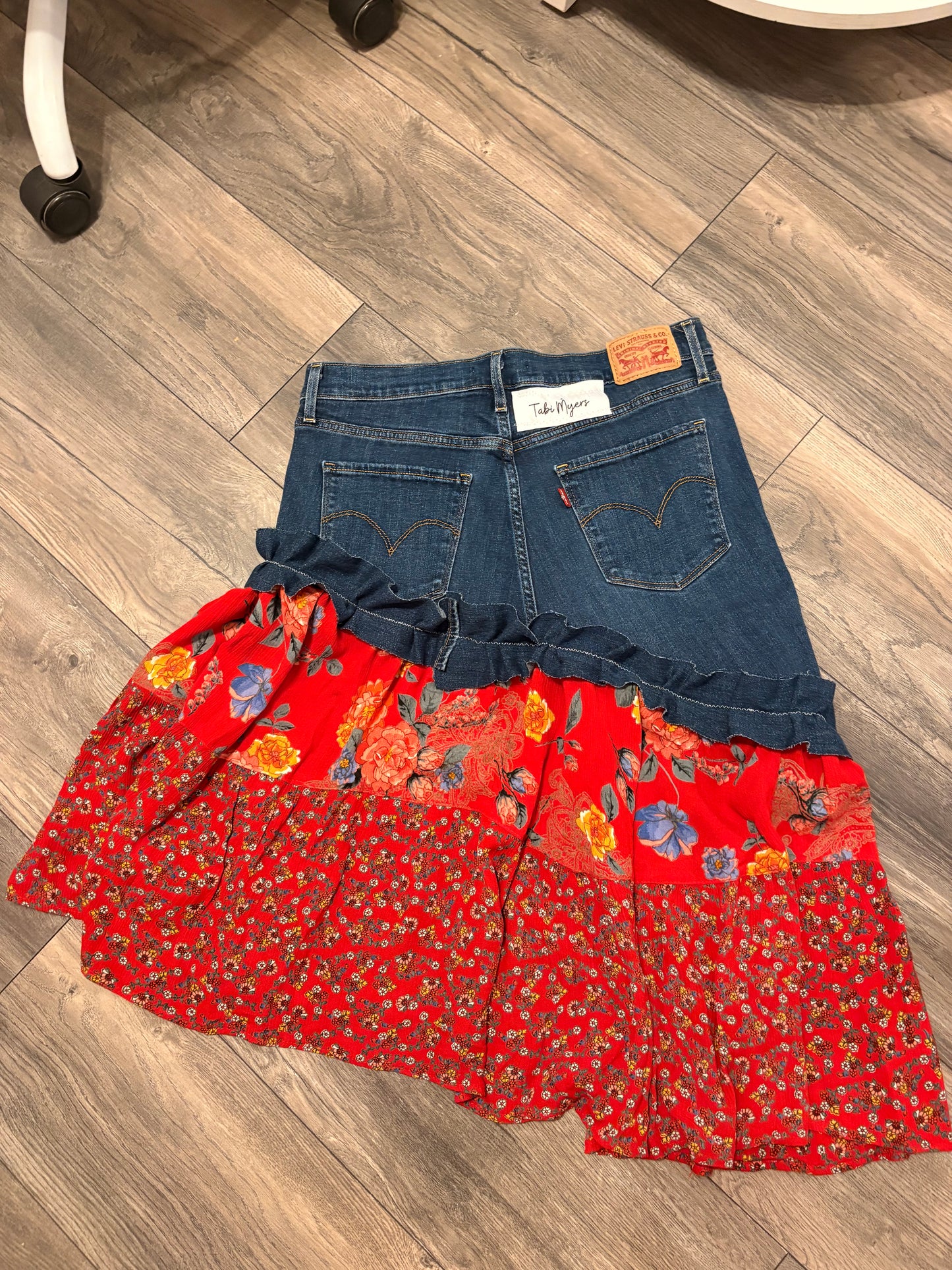 Ivy Denim Skirt Fits a Size 10/12