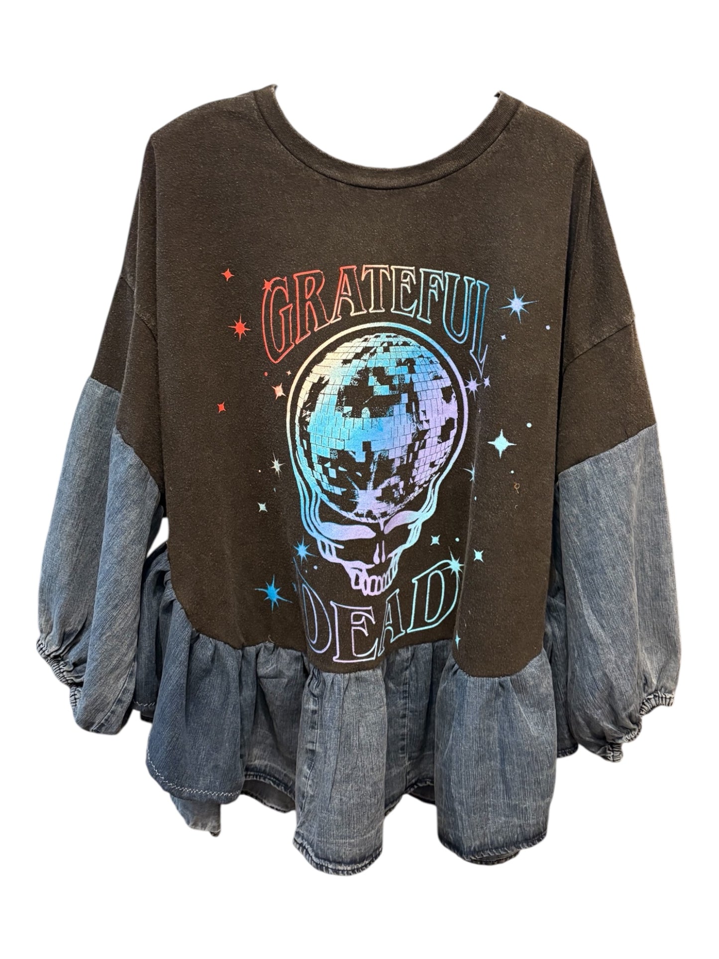 Disco Grateful Dead Rock Angel Tee One Size Fits a Small to XXL Oversized