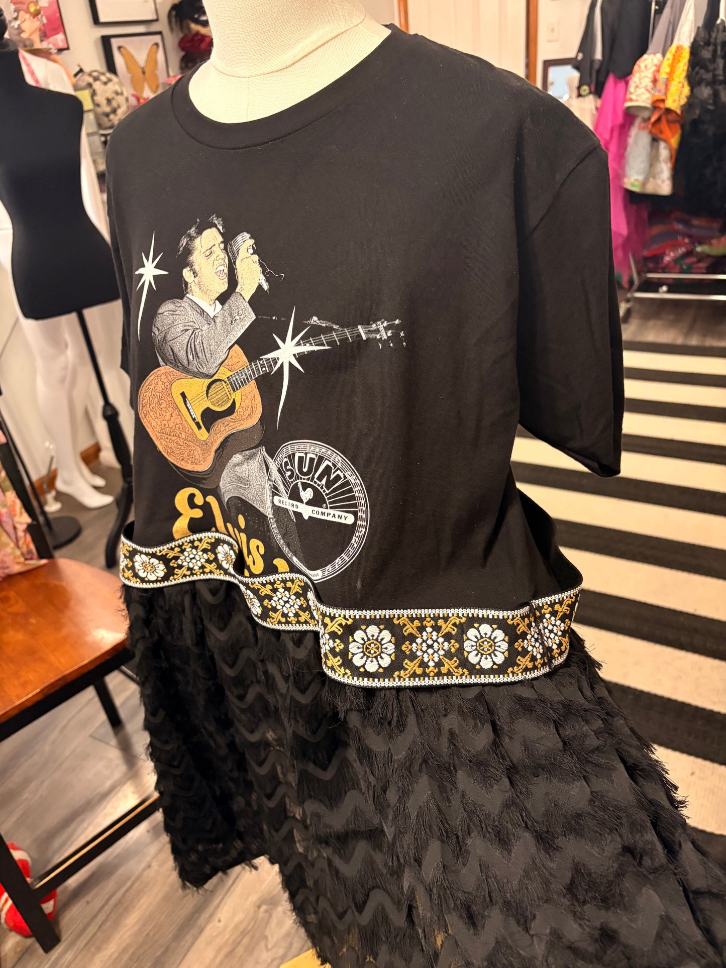 The King of Rock Upcycled Rockstar Fairytale Dress One Size Fits a Small to XLarge Oversized!