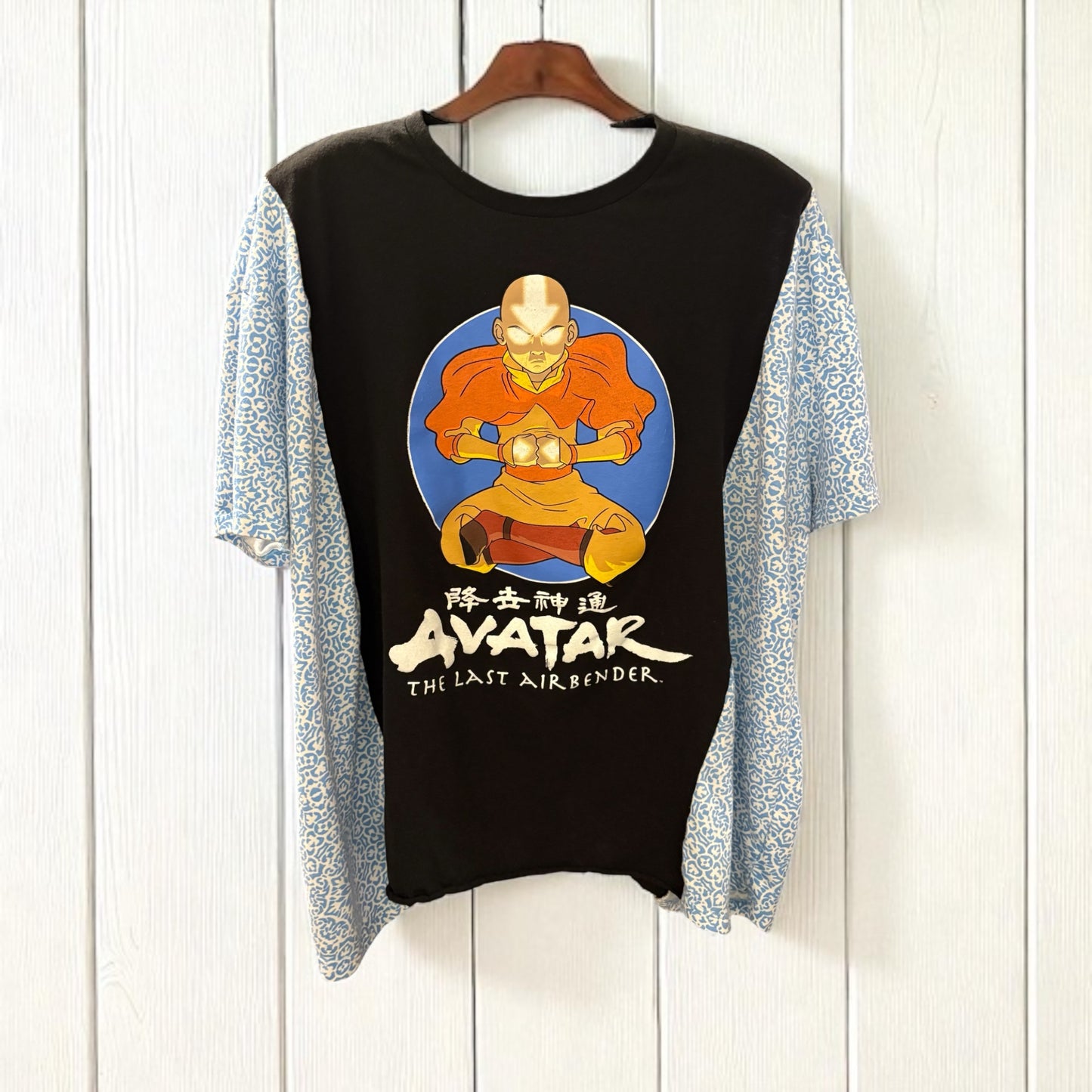 The Avatar Upcycled Drop Sleeve Tee One Size Fits a Small to 2X