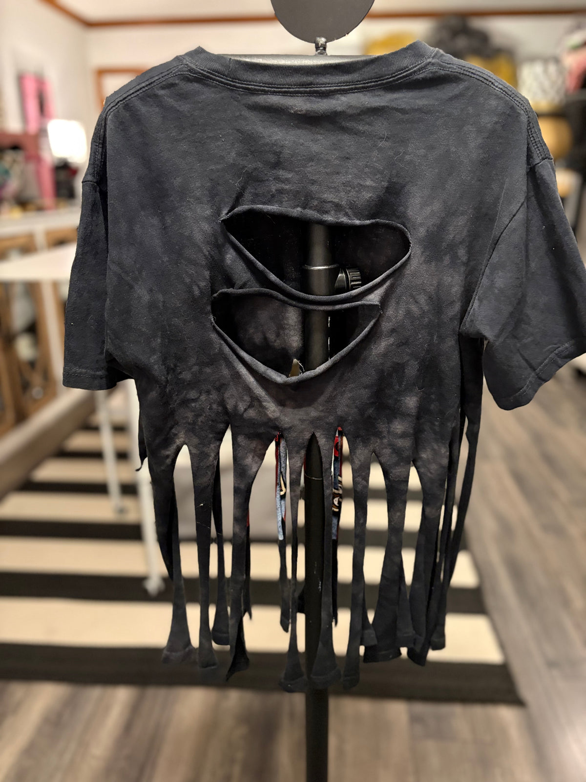 Free Bird Glam Fringe Tee One Size Fits XS to Medium