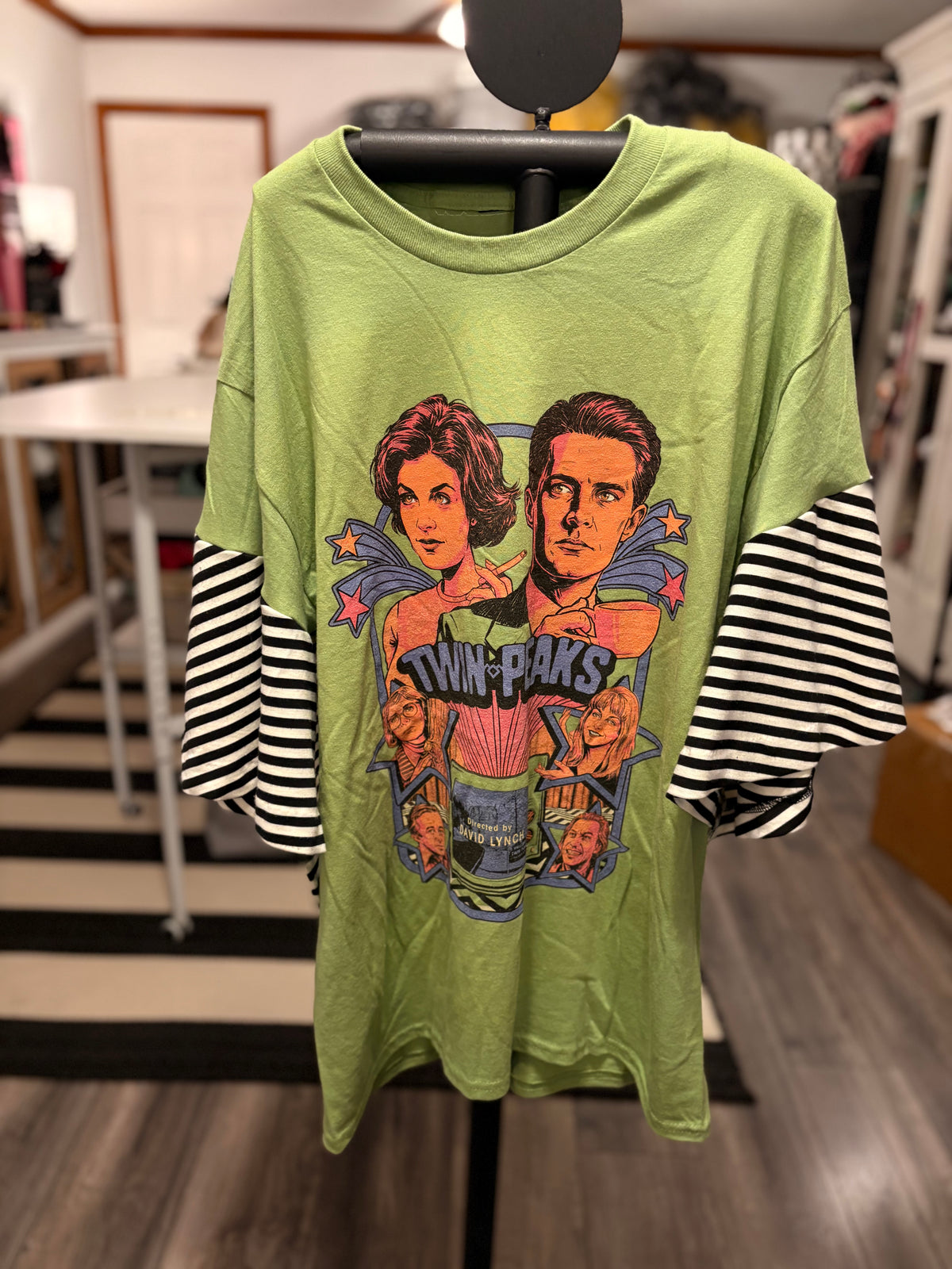 Damn Good Coffee Glam Tee One Size Fits a Small to Large