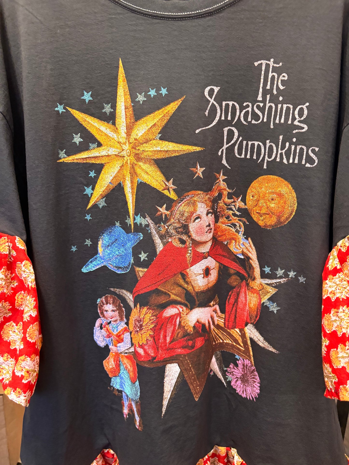 Hello Pumpkin Ruffled Rockstar Dress One Size Fits a Small to XL Oversized