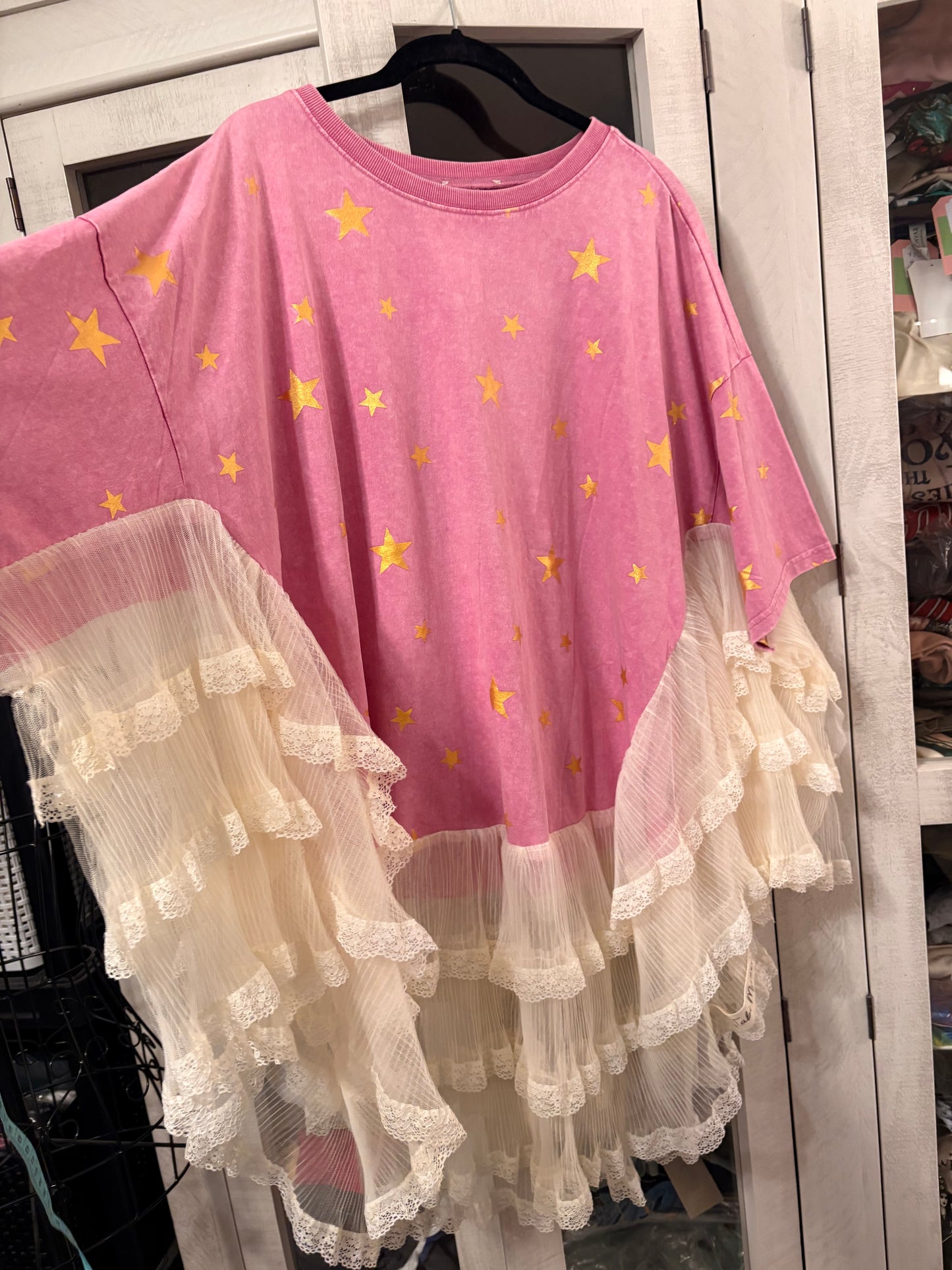 Twinkle Angel Poncho One Size Fits a Large to 3X