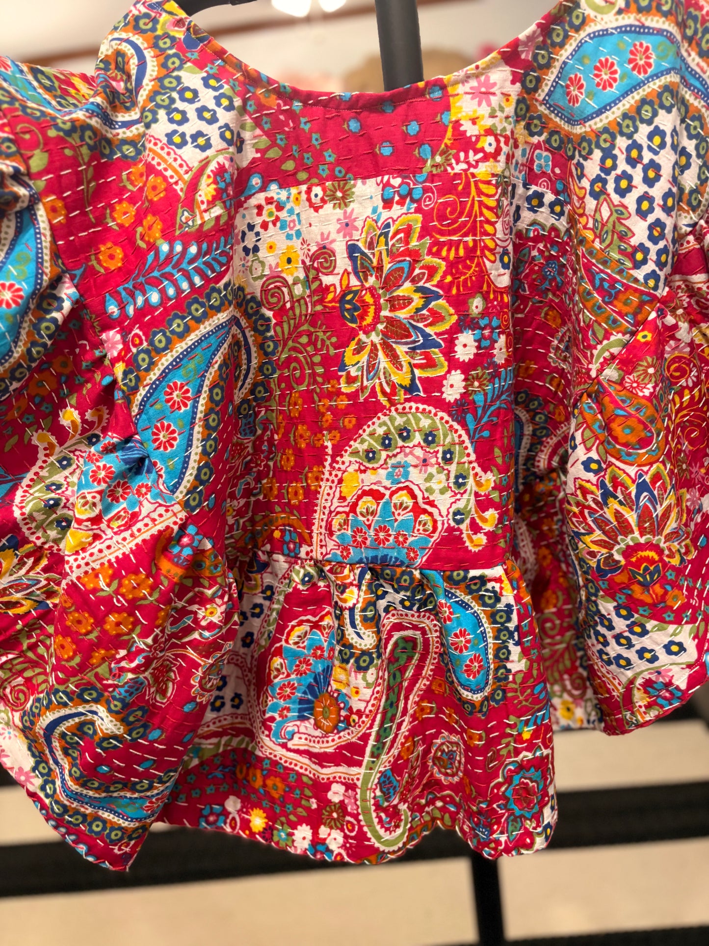 Ellie Kantha Circle Top One Size Fits a Small to 3X