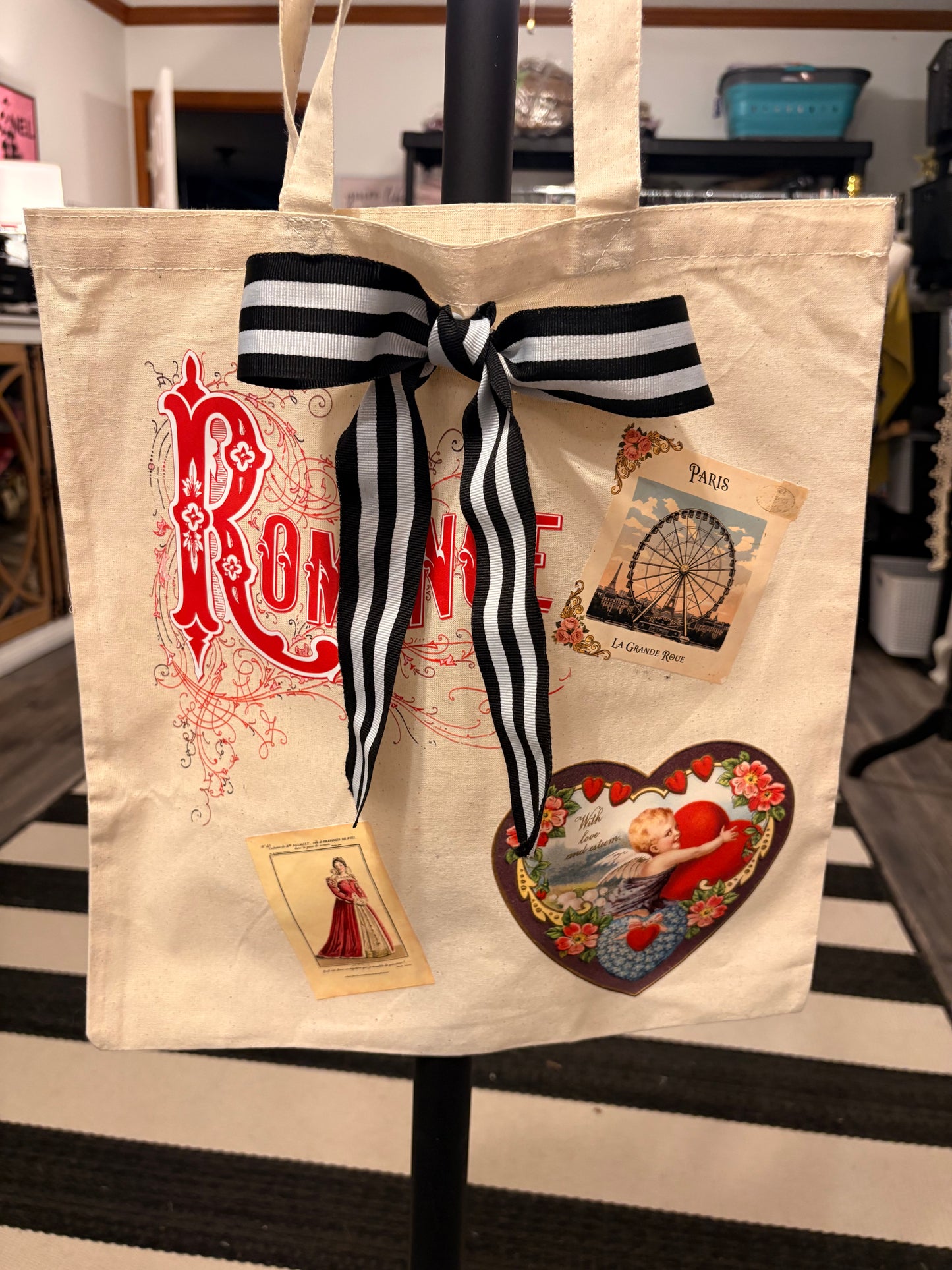 A Little Romance Junk Tote