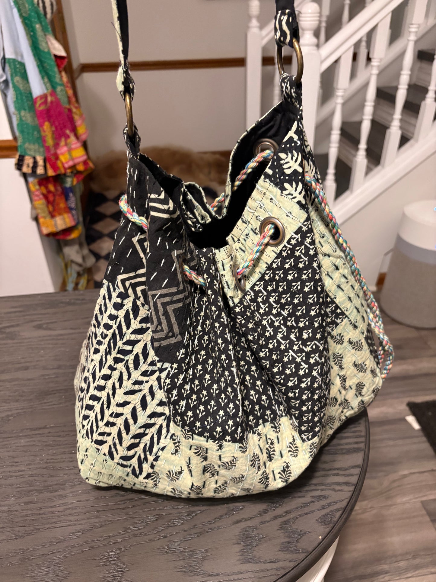 Boho Blooms Bag - Green