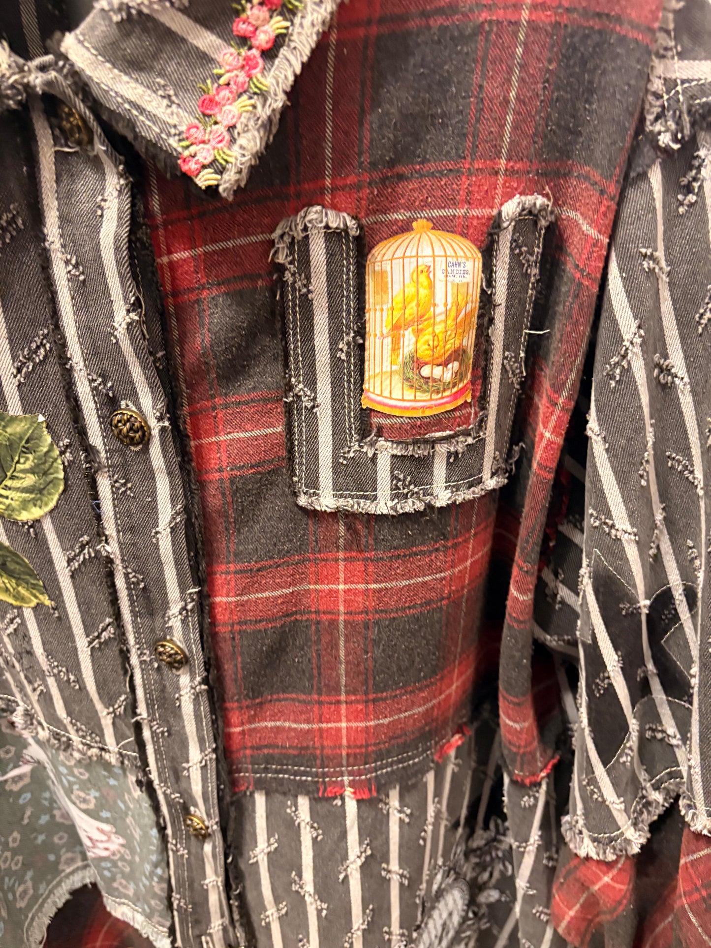 Just Be You Refashioned “Junk” Duster One Size Fits a Small to XL