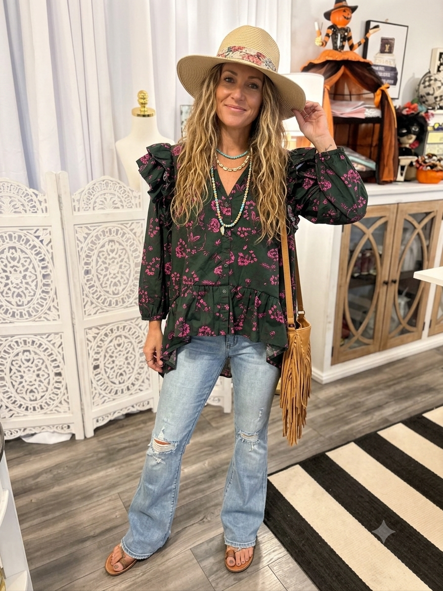 Sami Hi/Lo Top Fits a Large/XL