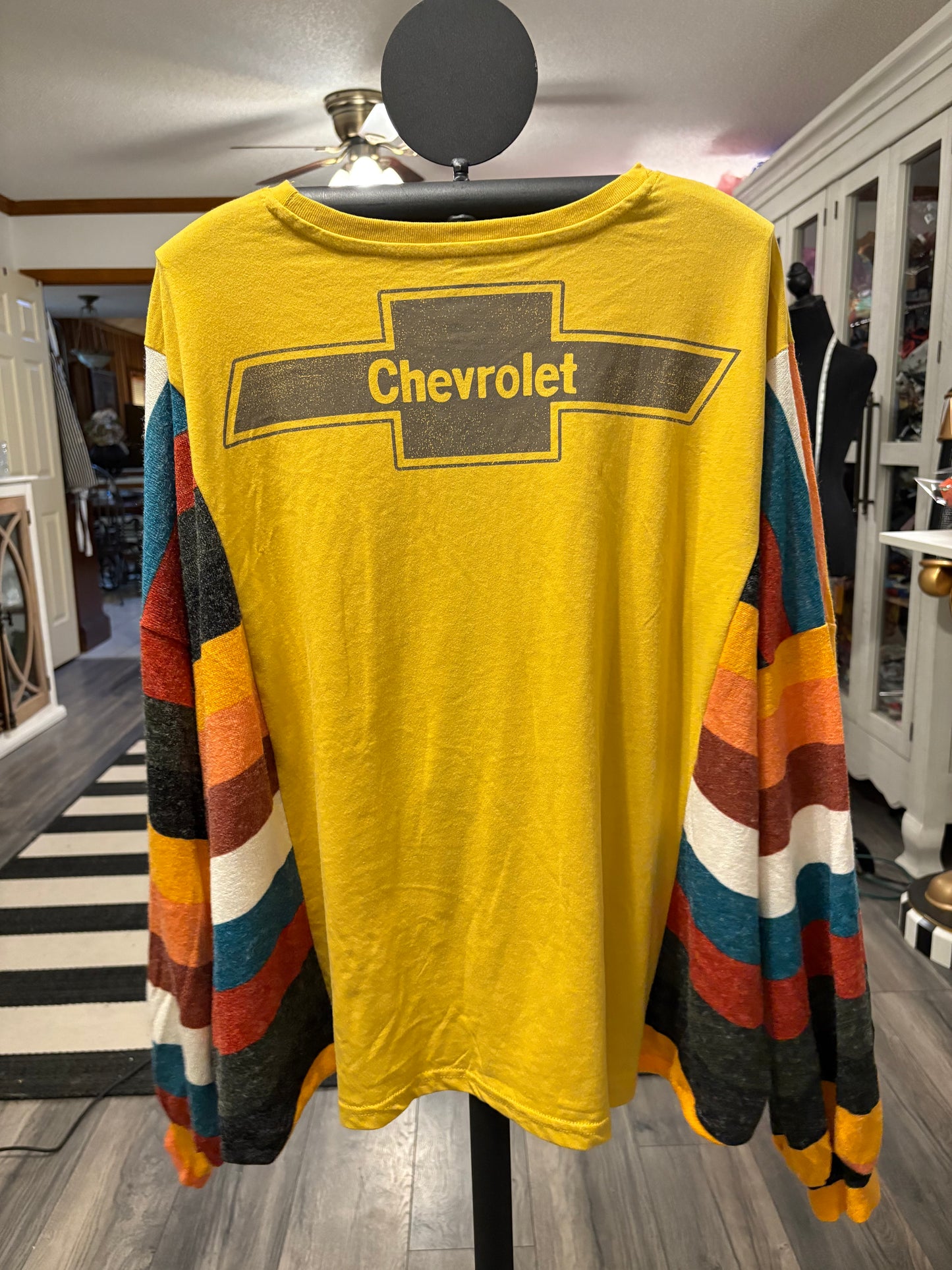 Chevrolet Camaro Upcycled Tee One Size Fits a Small to Large