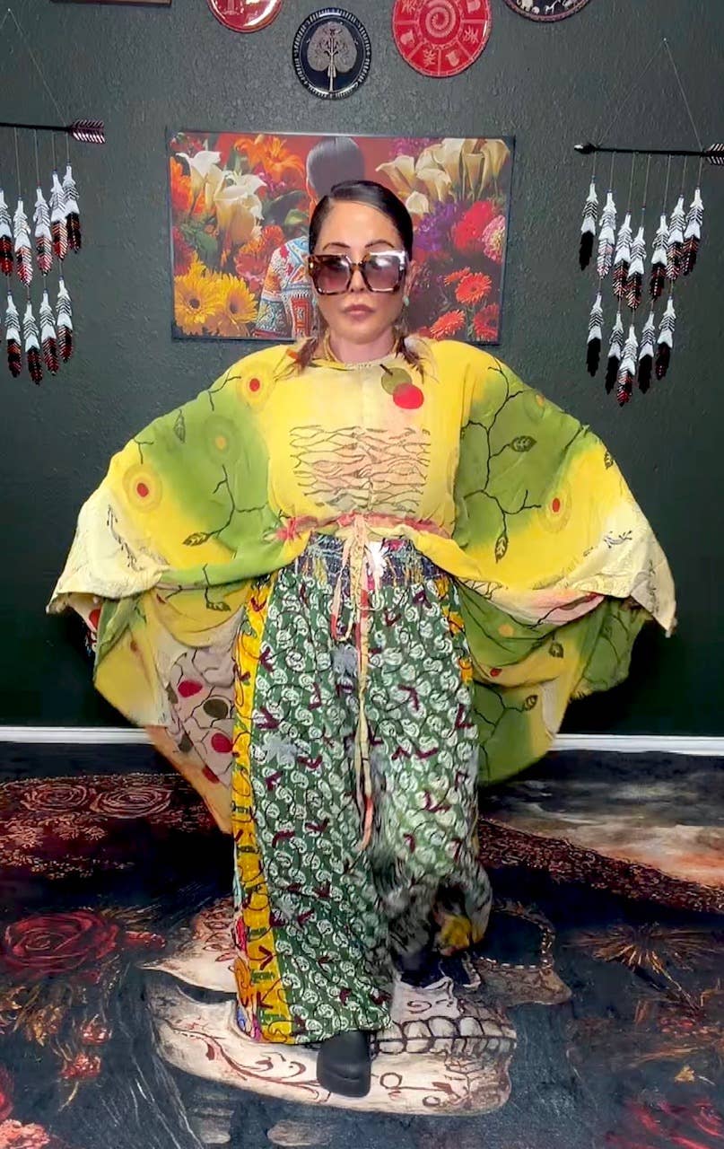 Laila Suzani Kantha Flared Pants 1000-04