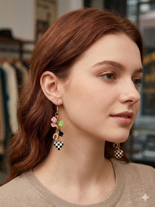 Wicked Lucky Charm Earrings