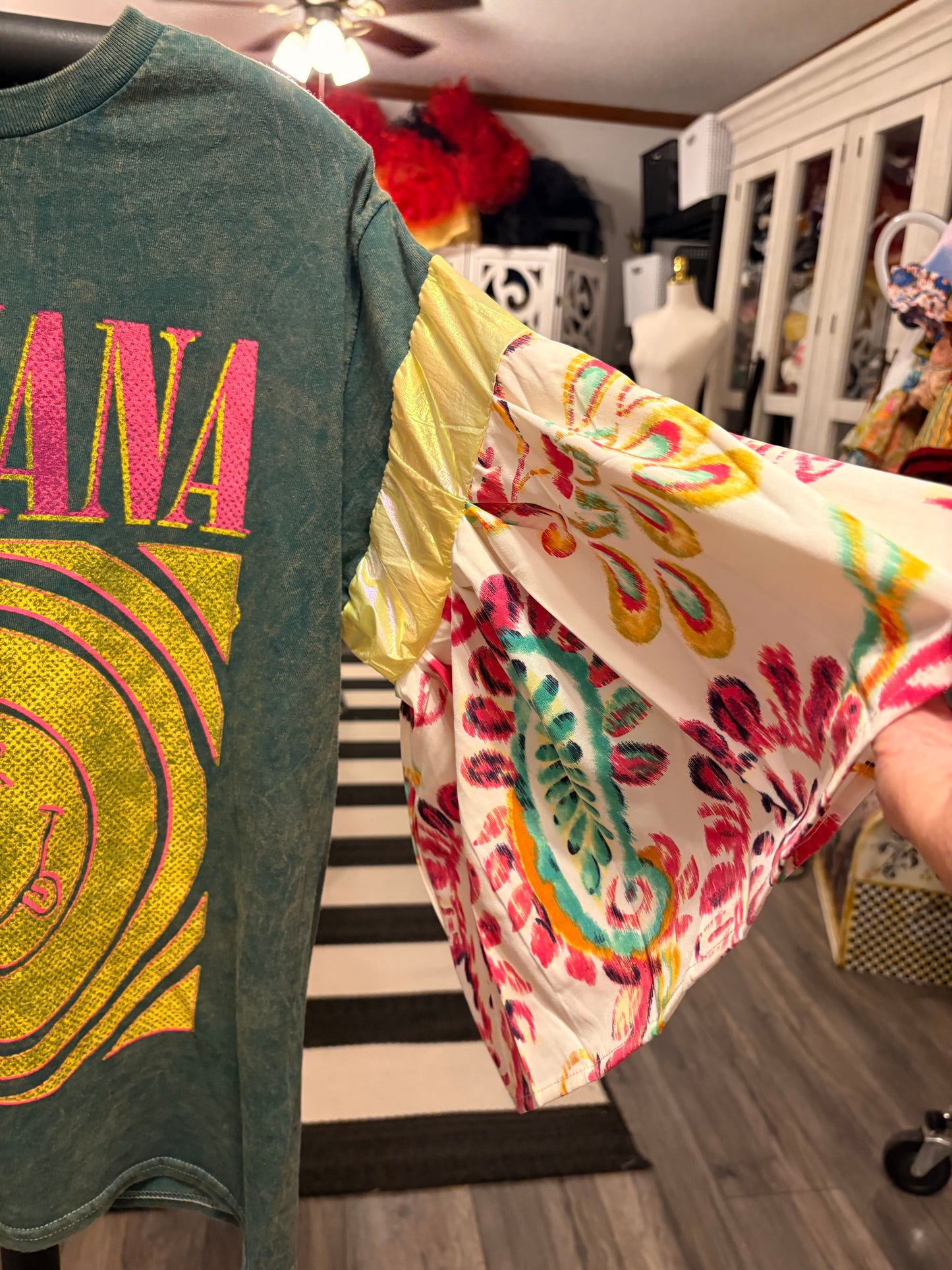 In Utero Upcycled Glam Tee One Size fits an XS to Medium
