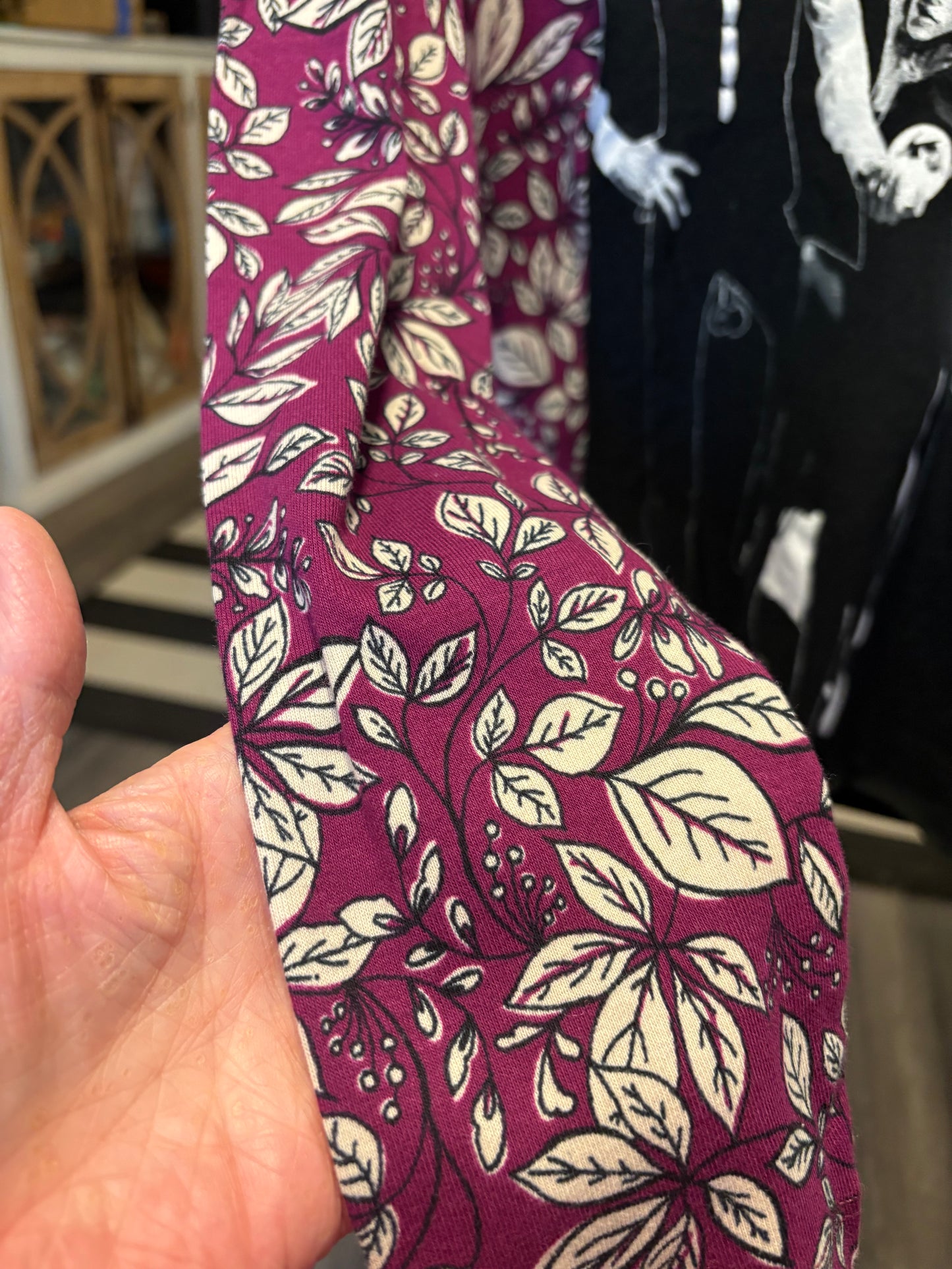 Rumors Upcycled Long Sleeve Knit Tee One Size Fits a Small to Large