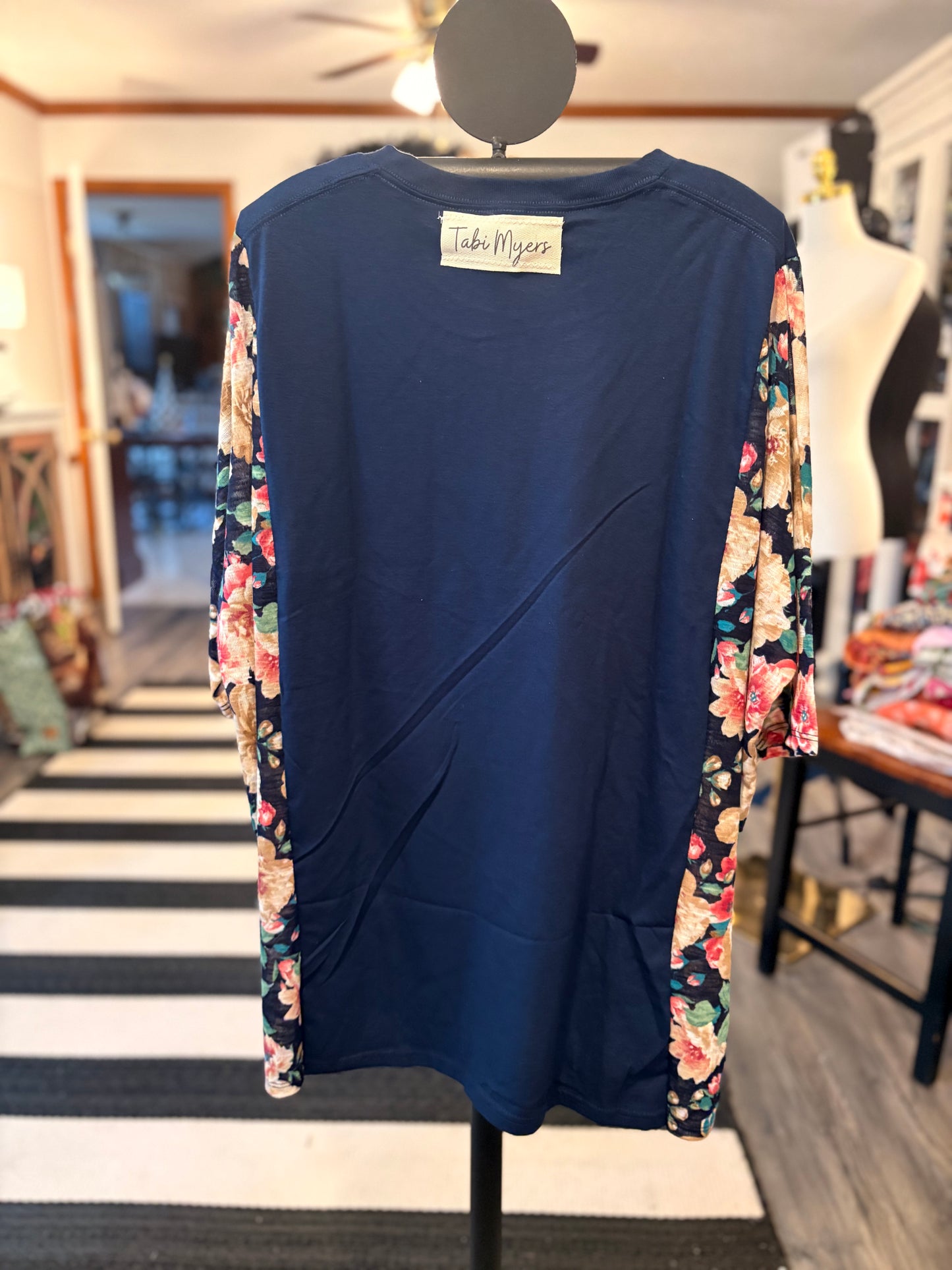 Dolly Upcycled Drop Sleeve Top One Size Fits a Small to XXL