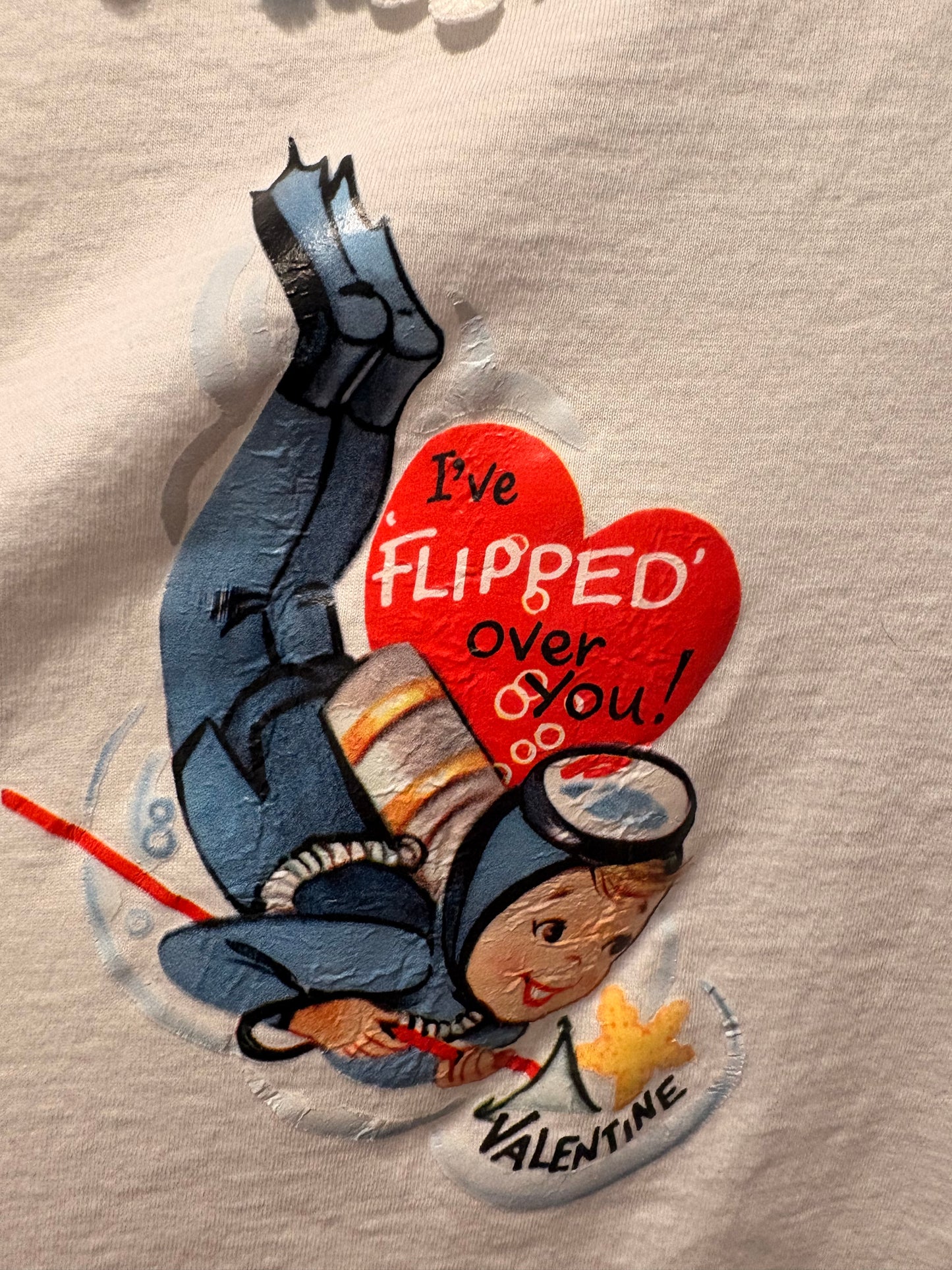 Flipped Over You “Junk” Tee One Size Fits a Small to Large