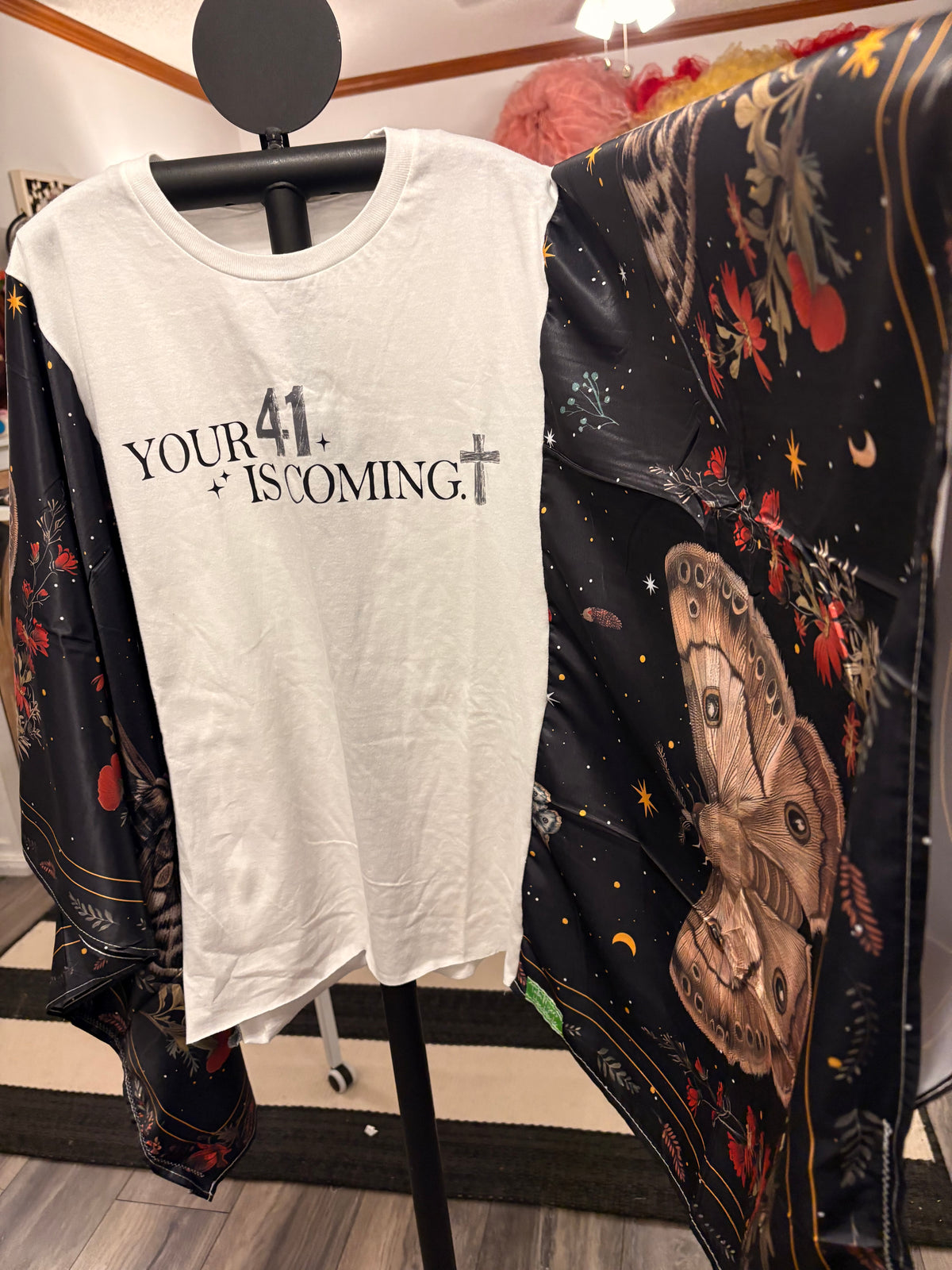 Your 41 Is Coming Poncho One Size fits a Small to XXL